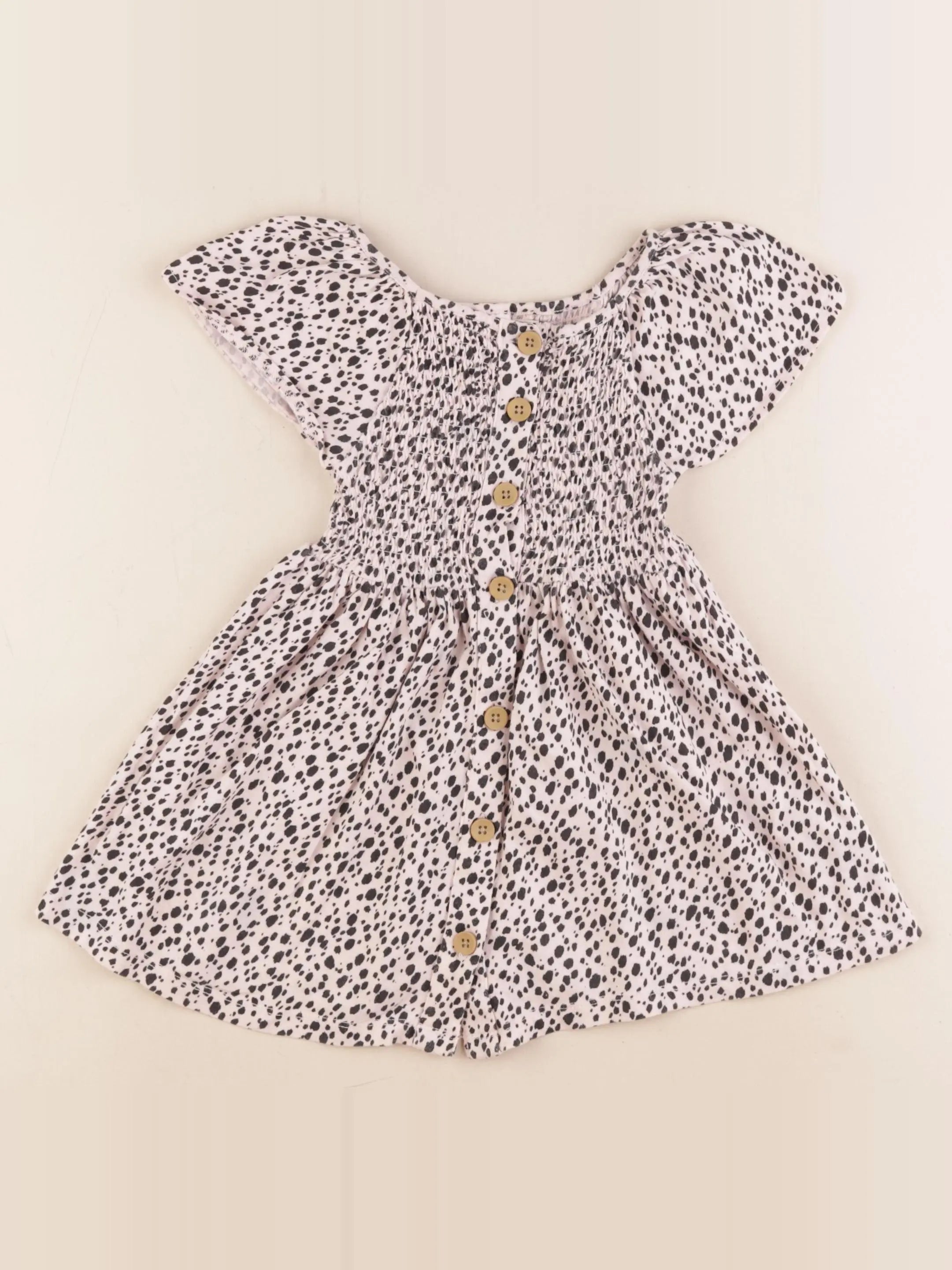 Next - robe rose - 12/18 mois