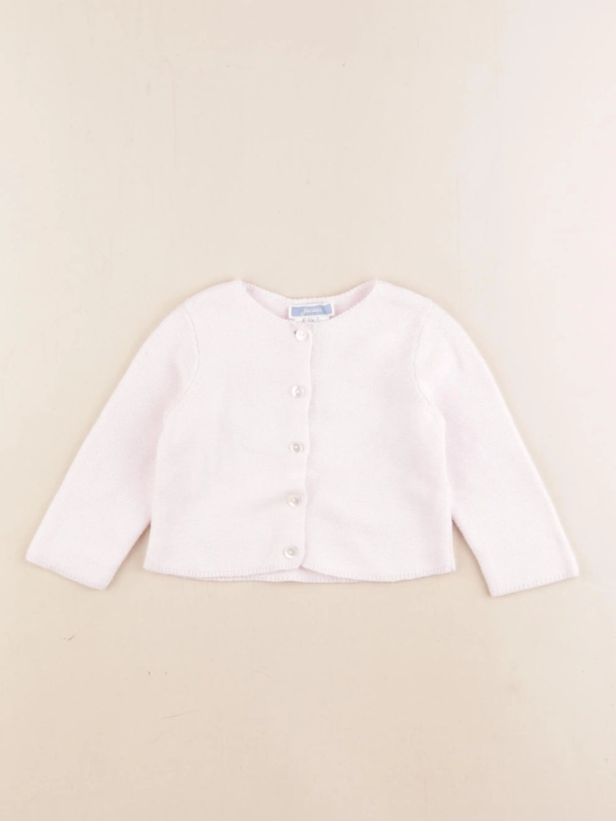 Jacadi - gilet rose - 12 mois
