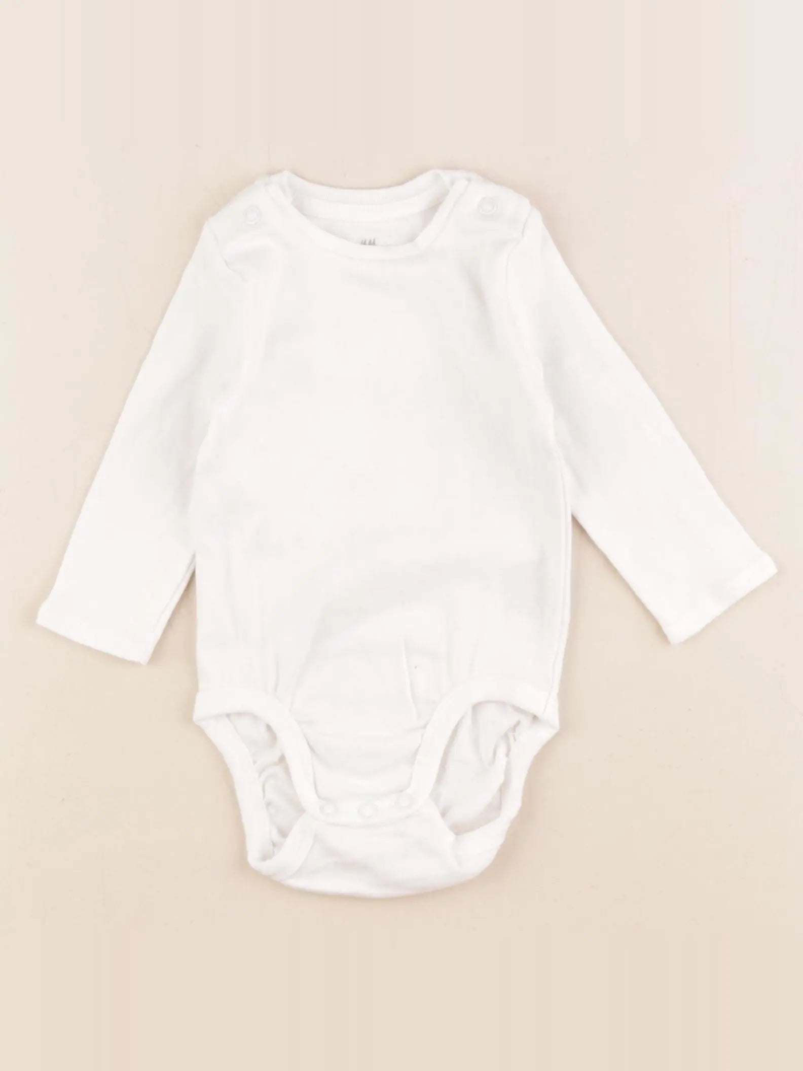 H&M - body blanc - 2/4 mois