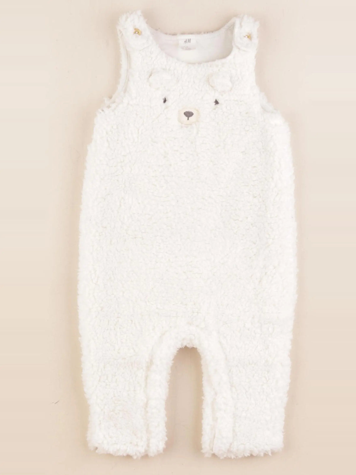 H&M - combinaison blanc - 4/6 mois
