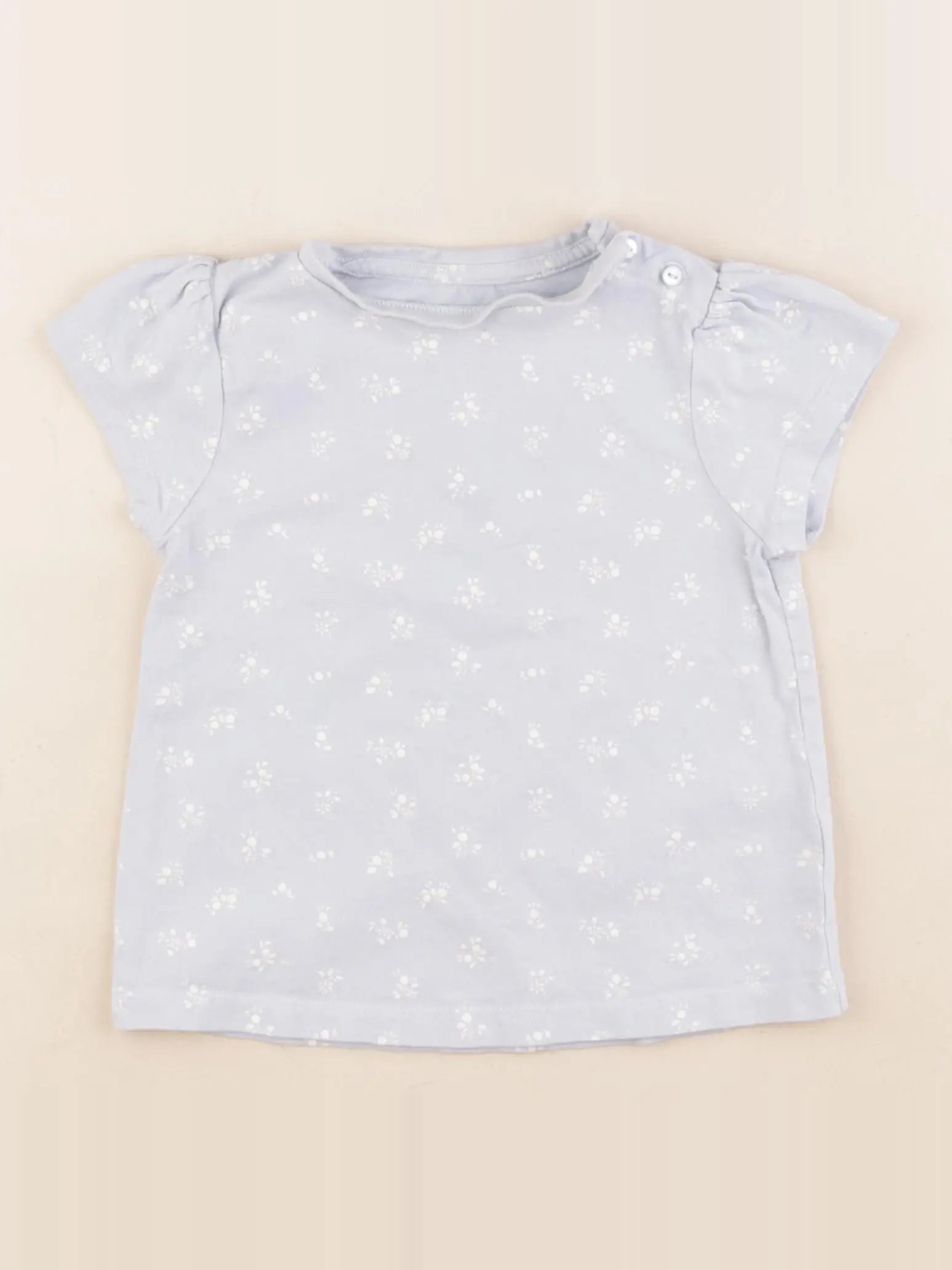 Vertbaudet - tee-shirt bleu - 36 mois