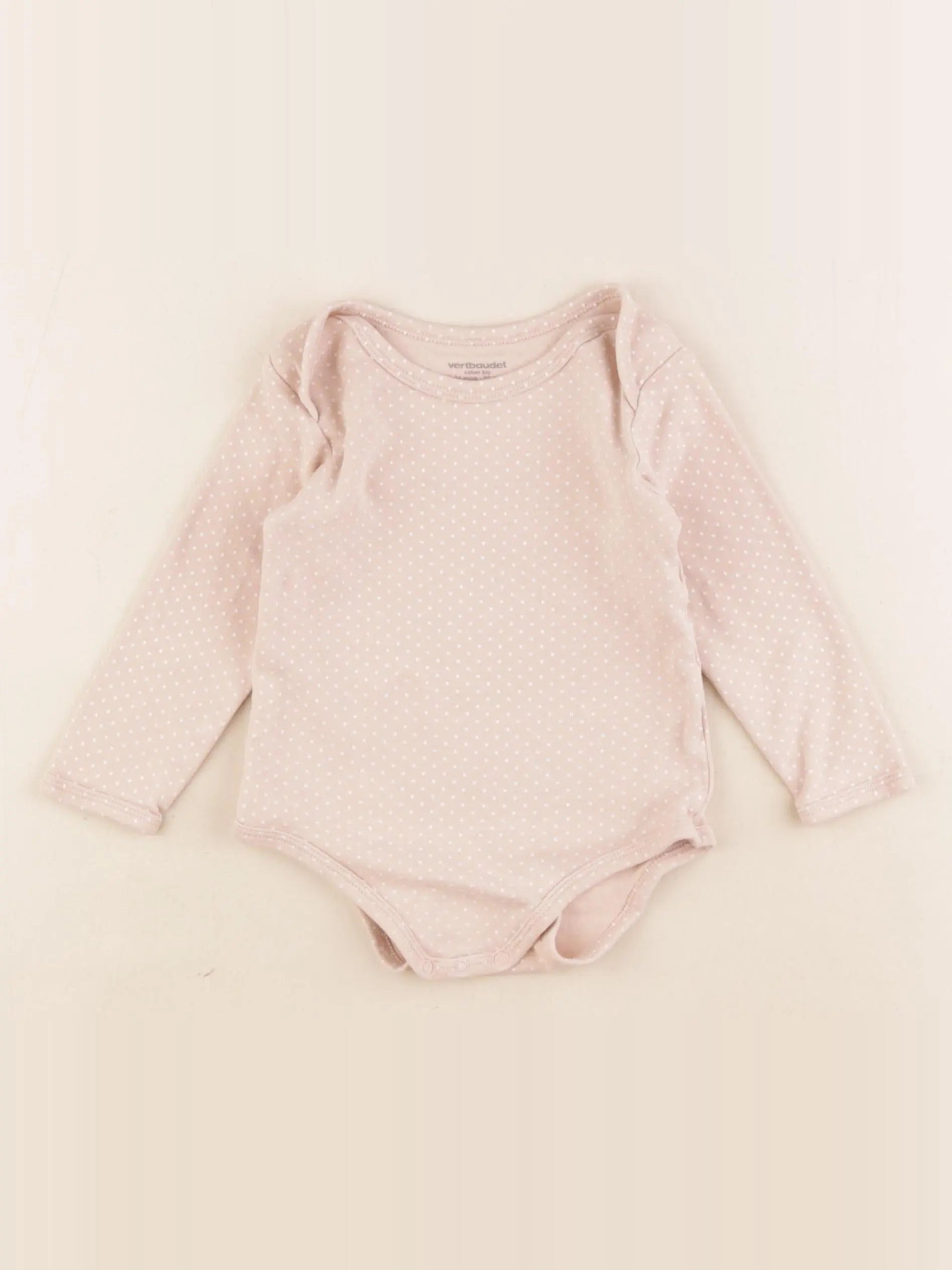 Vertbaudet - body rose - 24 mois