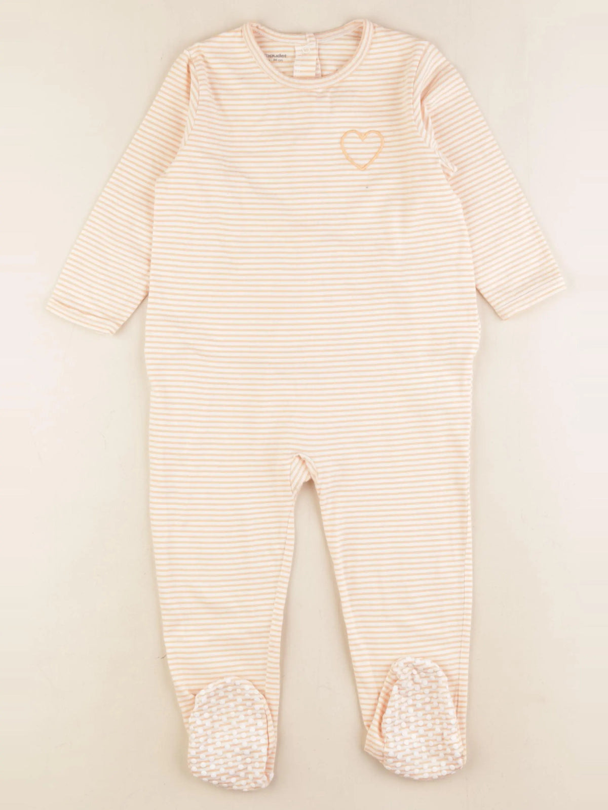 Vertbaudet - pyjama coton orange - 24 mois