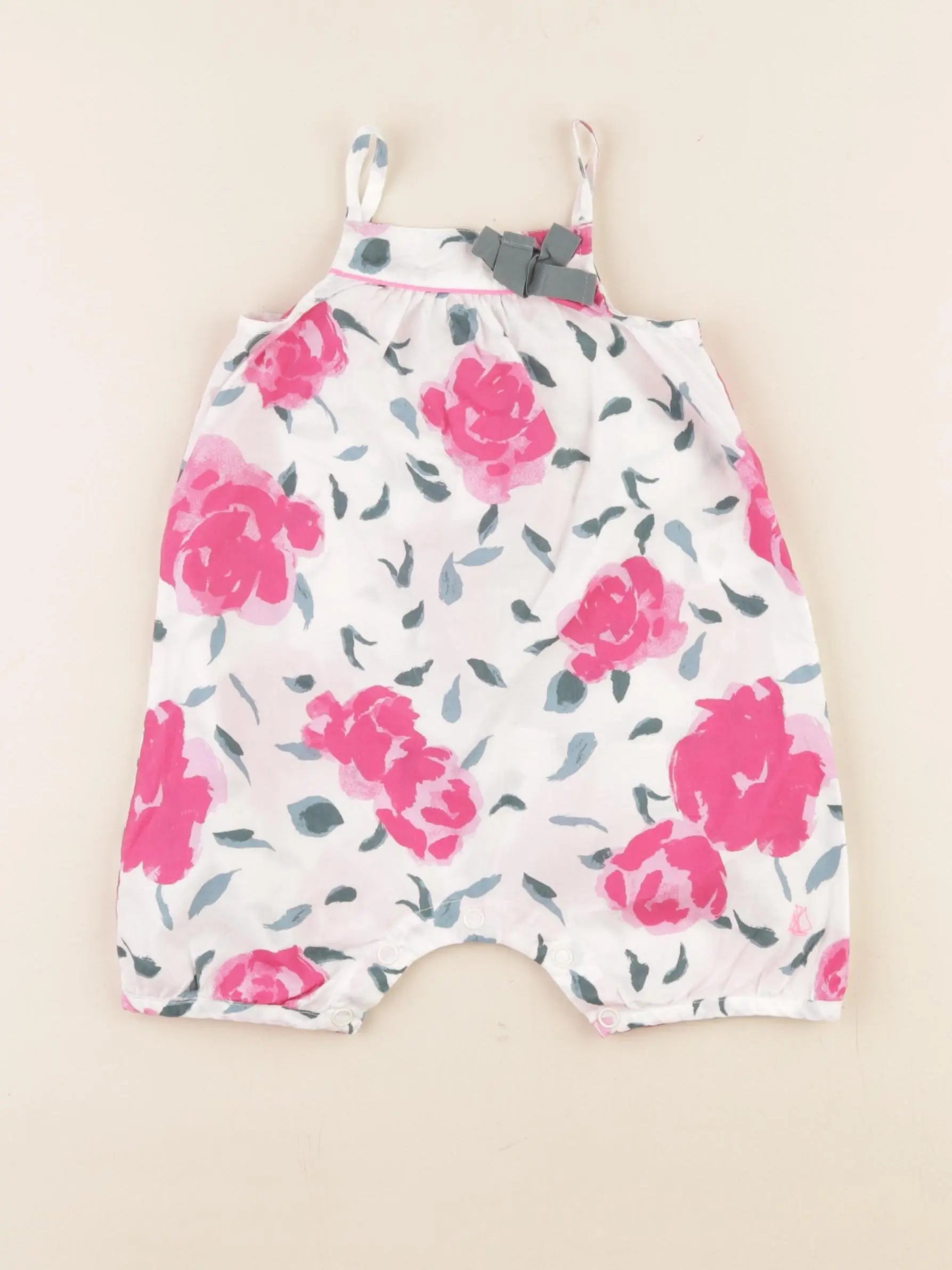 Petit Bateau - combinaison blanc - 6 mois