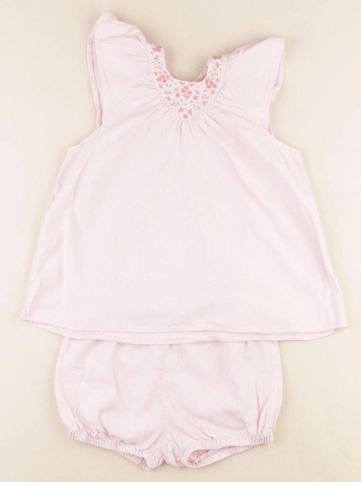 H&M - robe rose - 3/4 ans