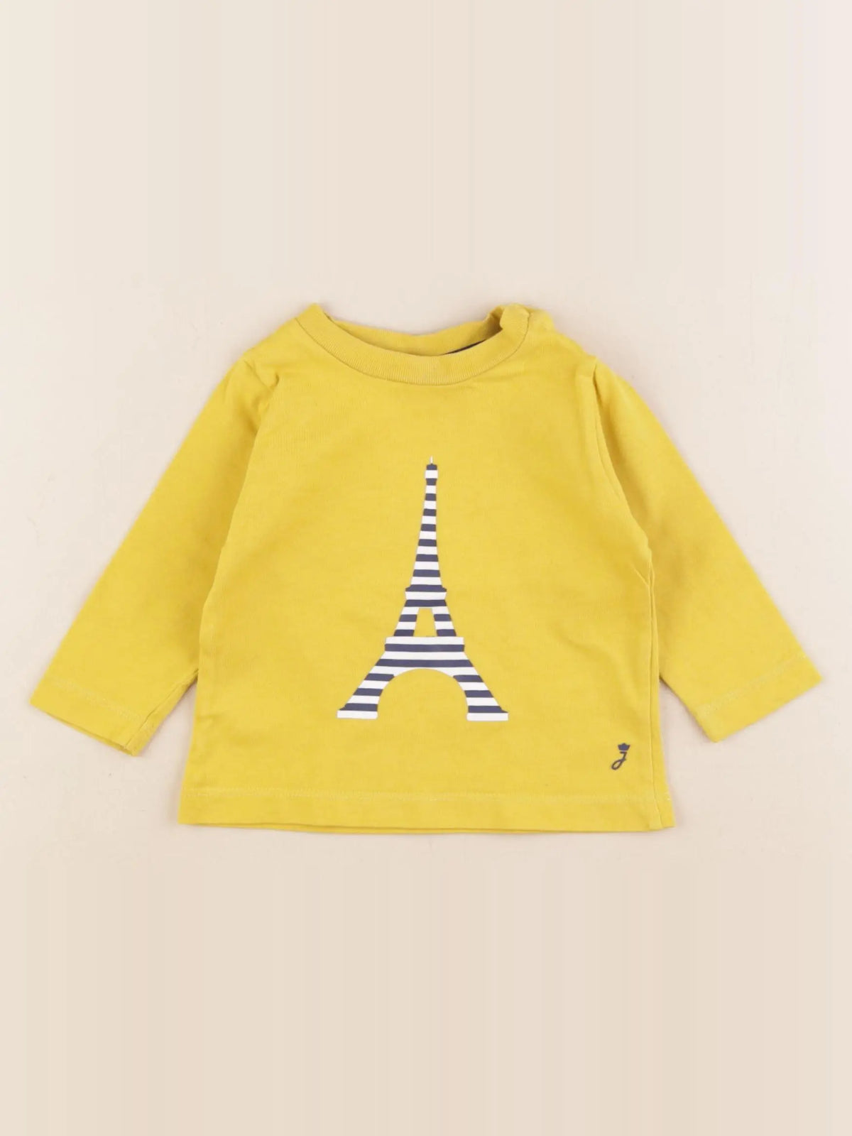 Jacadi - tee-shirt jaune - 6 mois