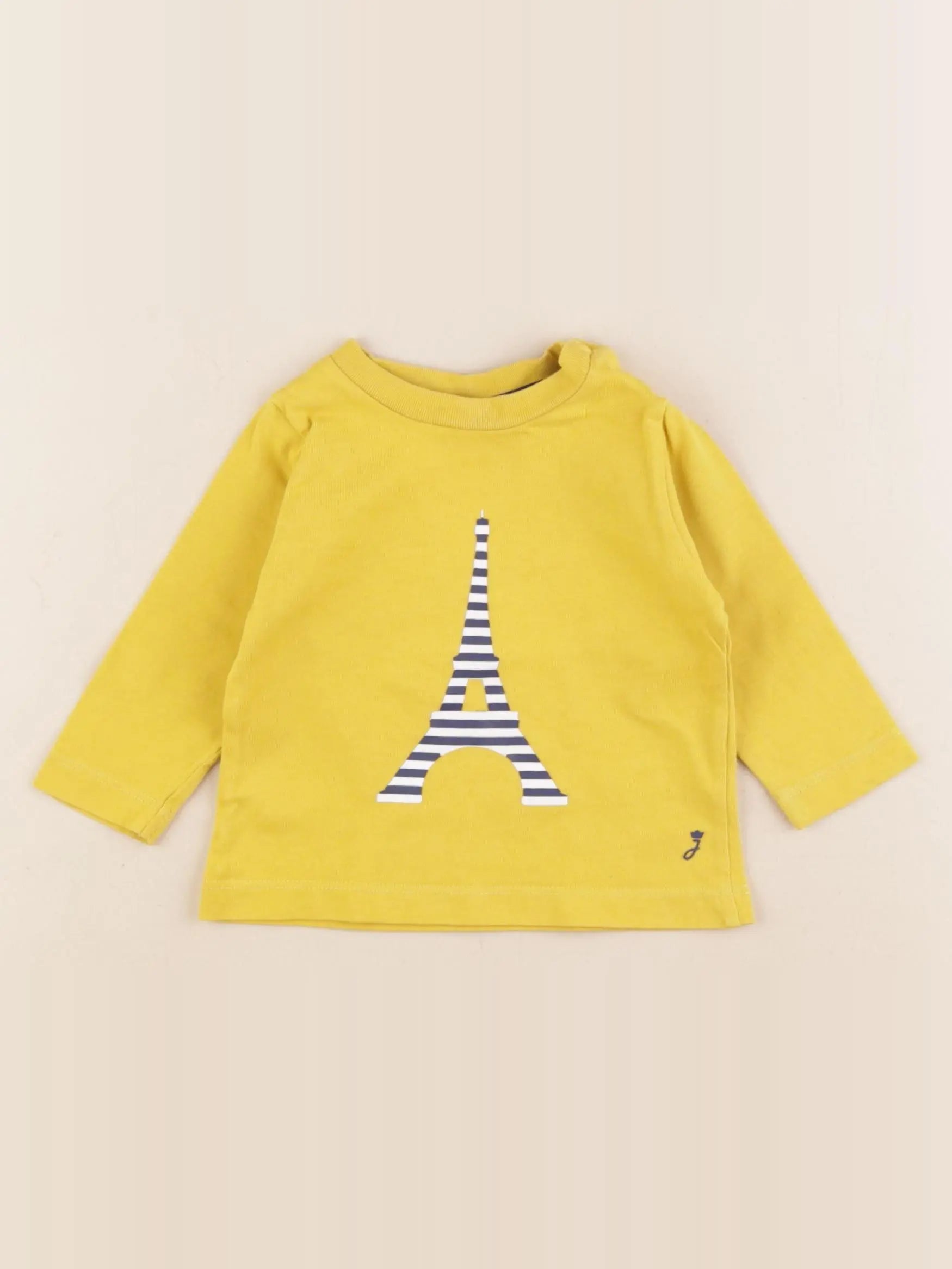Jacadi - tee-shirt jaune - 6 mois