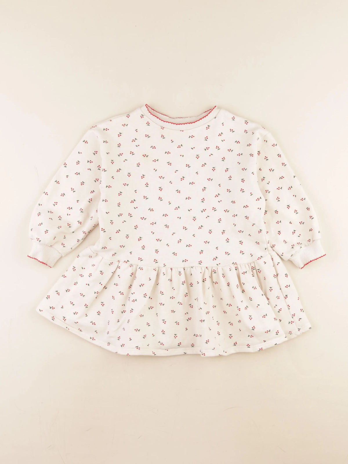 H&M - robe beige - 2/4 ans