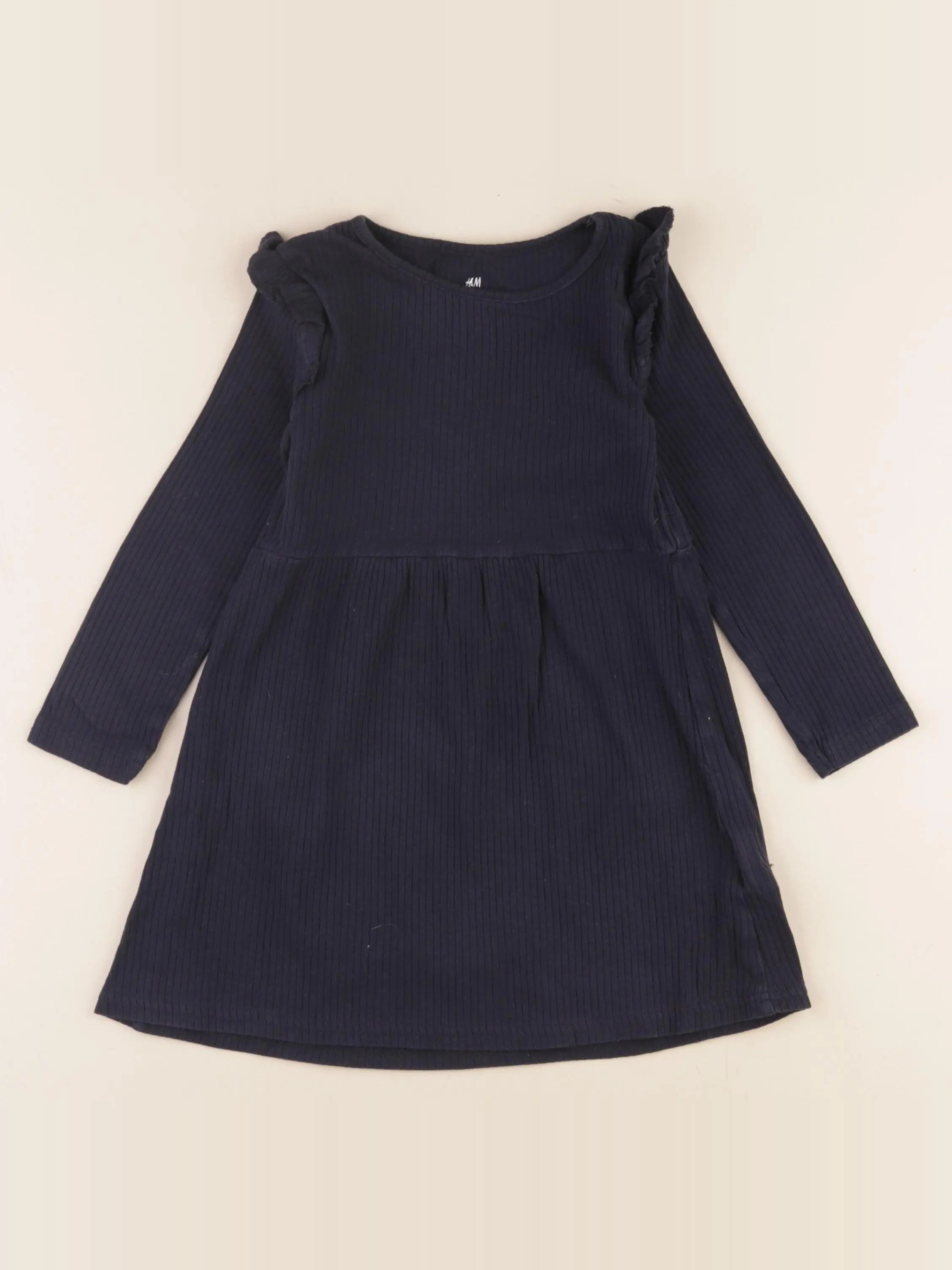 H&M - robe bleu - 2/4 mois