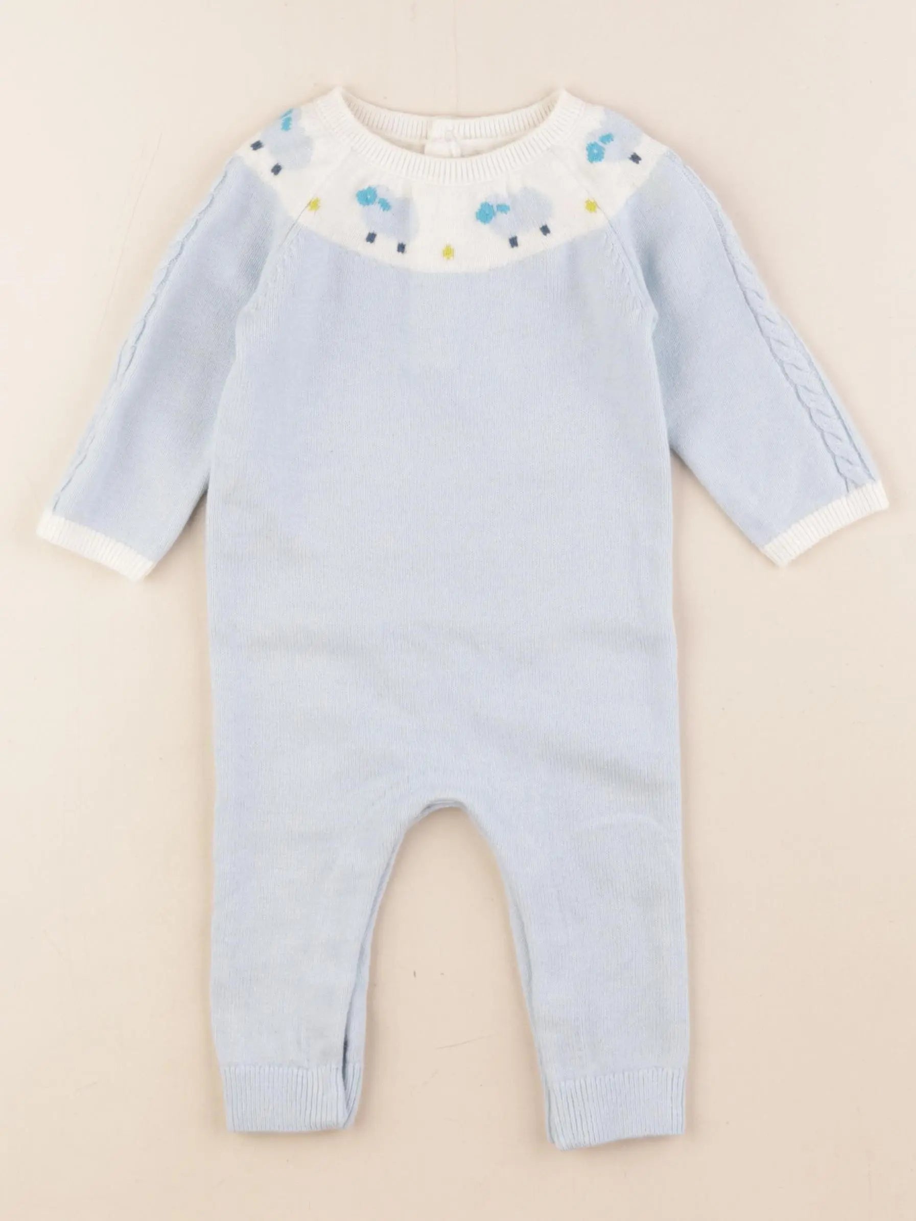 Jacadi - combinaison bleu - 6 mois