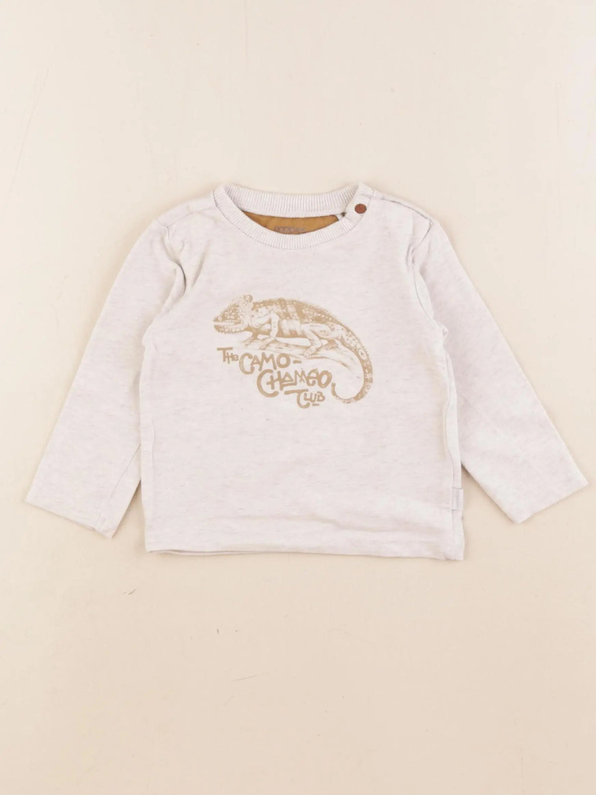 Noppies - tee-shirt beige - 4/6 mois