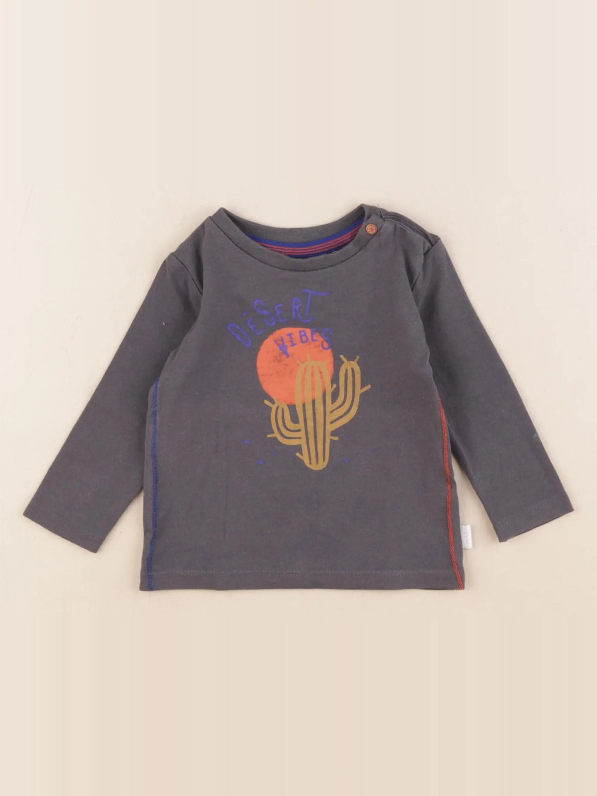 Noppies - tee-shirt gris - 4/6 mois