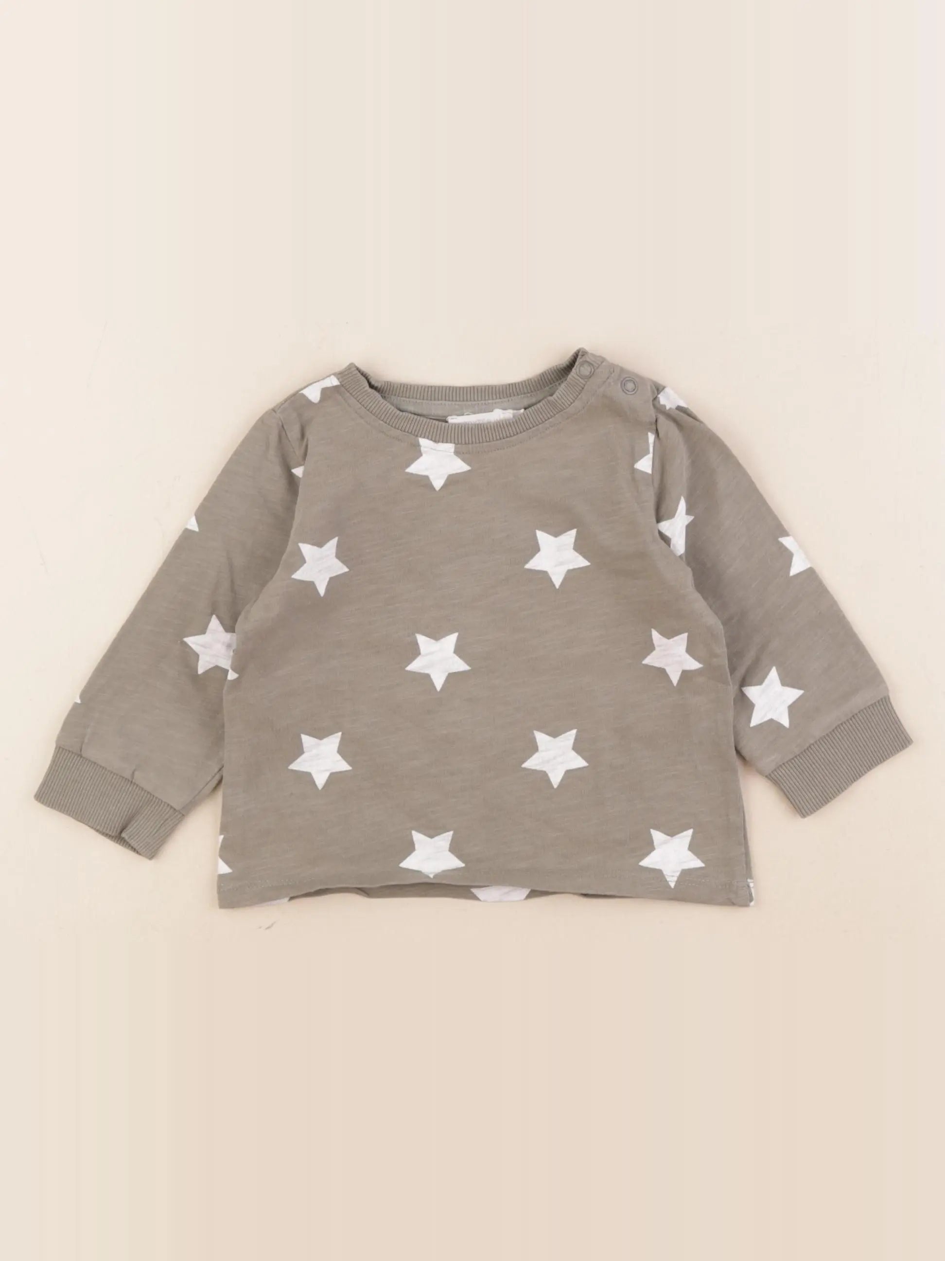 Storytelling - tee-shirt vert, blanc - 9 mois