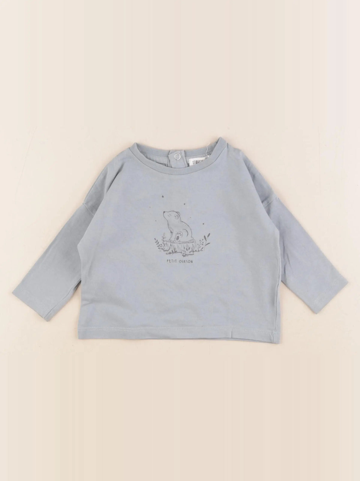 Storytelling - tee-shirt vert - 6 mois