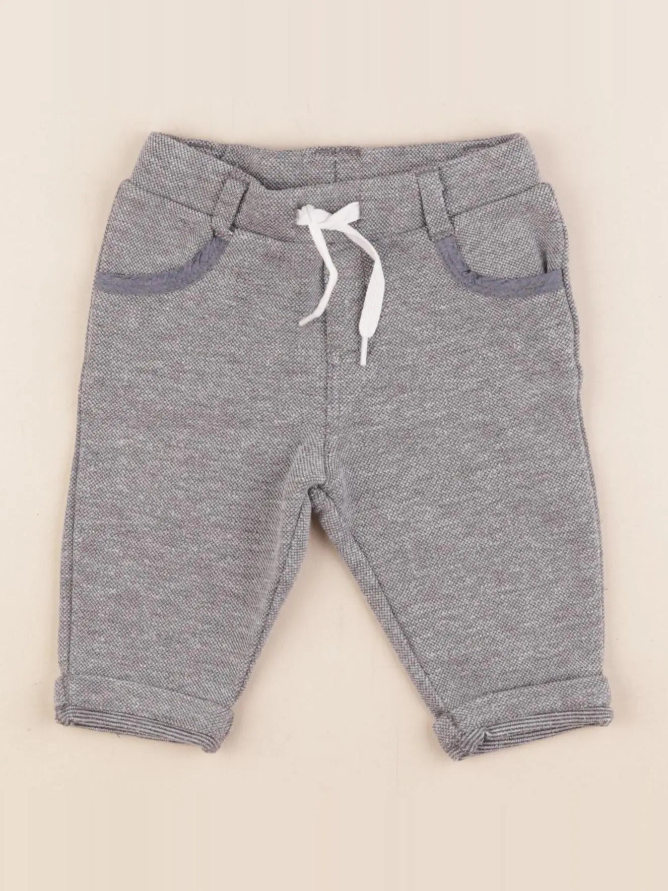 Little Cigogne - pantalon gris - 6 mois