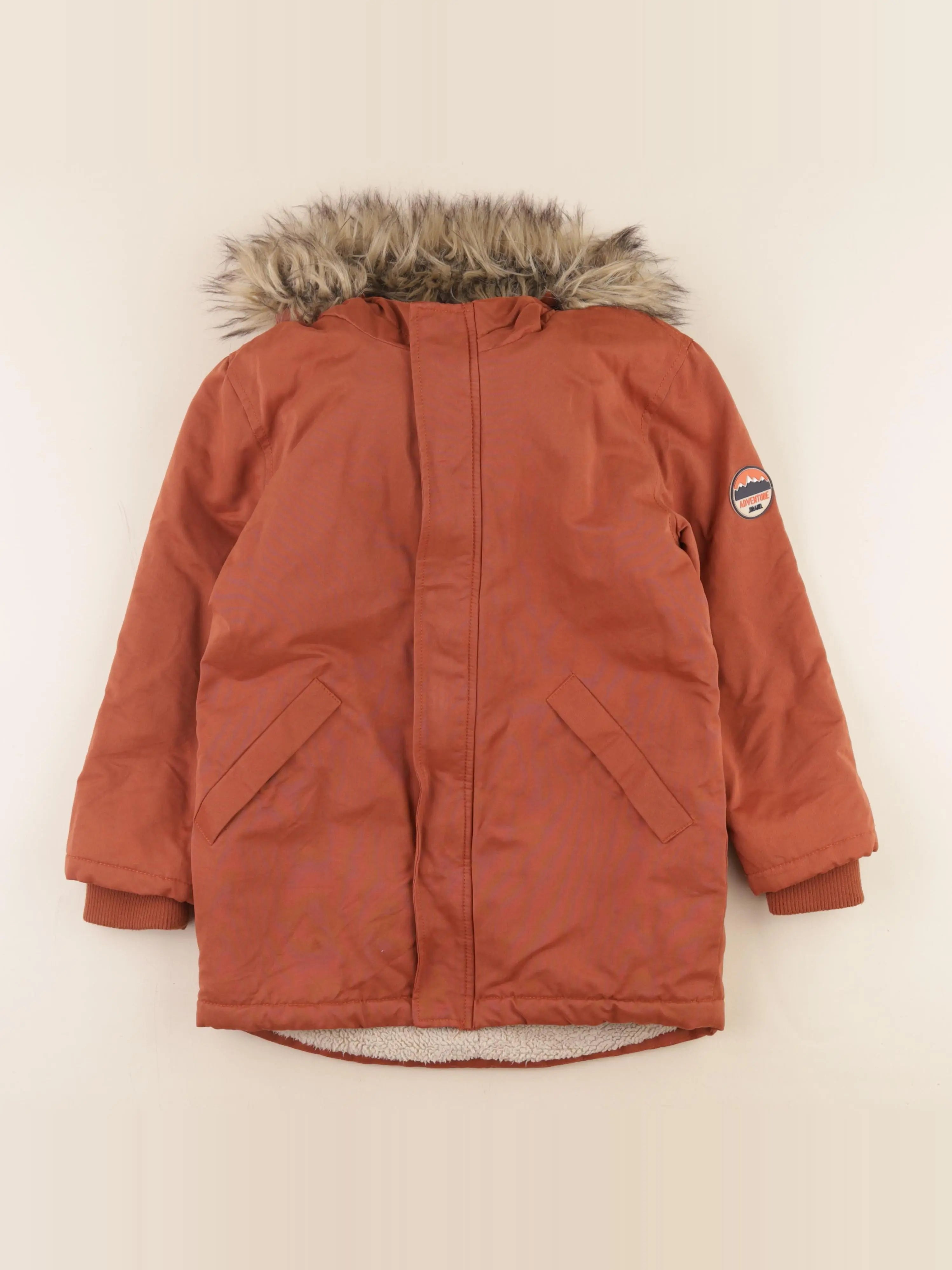 Vertbaudet - parka marron - 9 ans