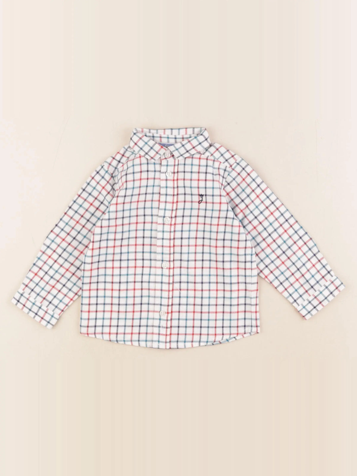 Jacadi - chemise multicolore - 12 mois