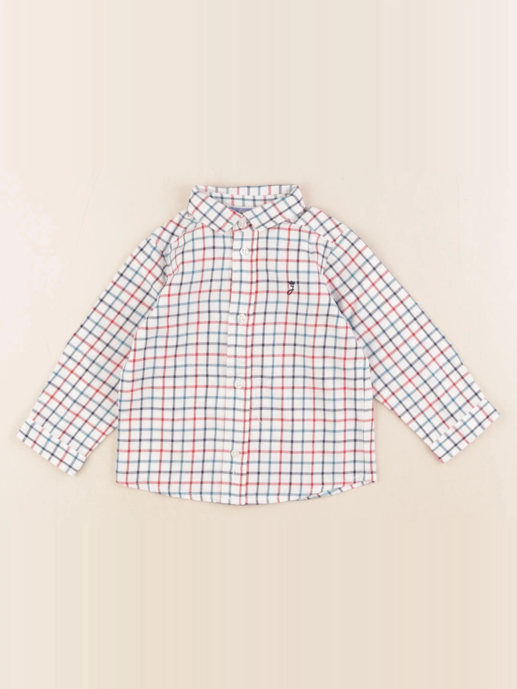Jacadi - chemise multicolore - 12 mois