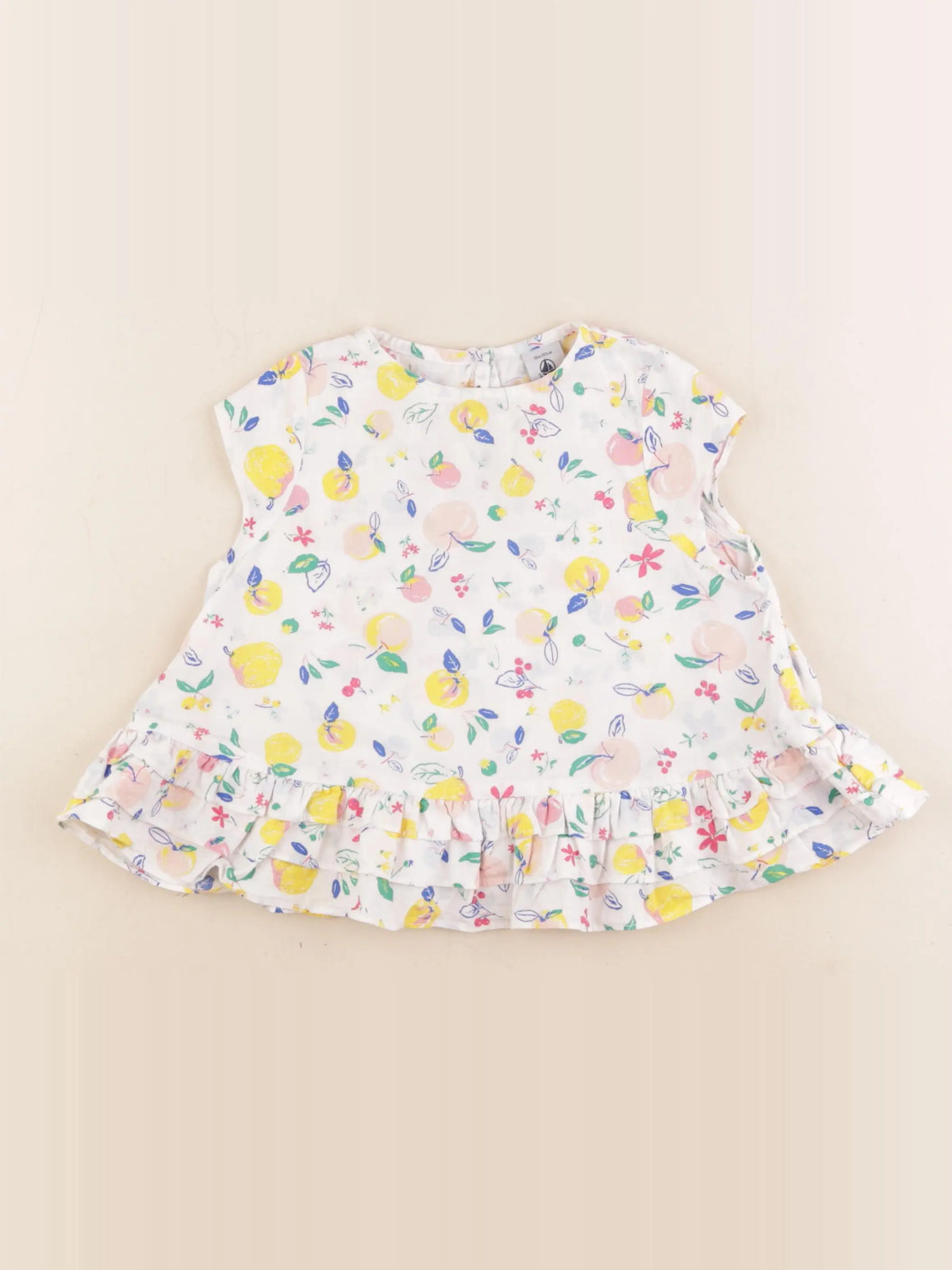 Petit Bateau - blouse multicolore - 18 mois