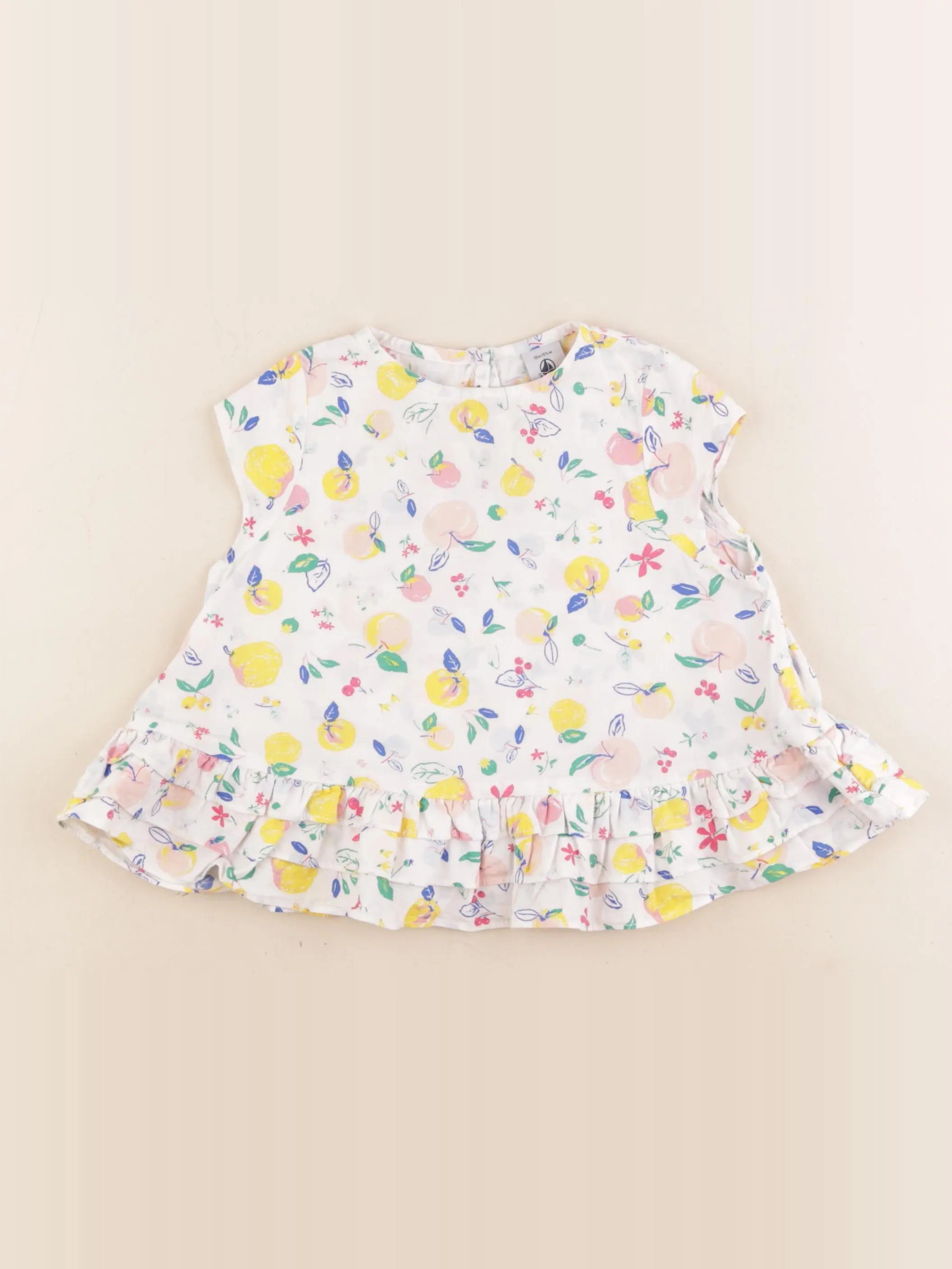 Petit Bateau - blouse multicolore - 18 mois
