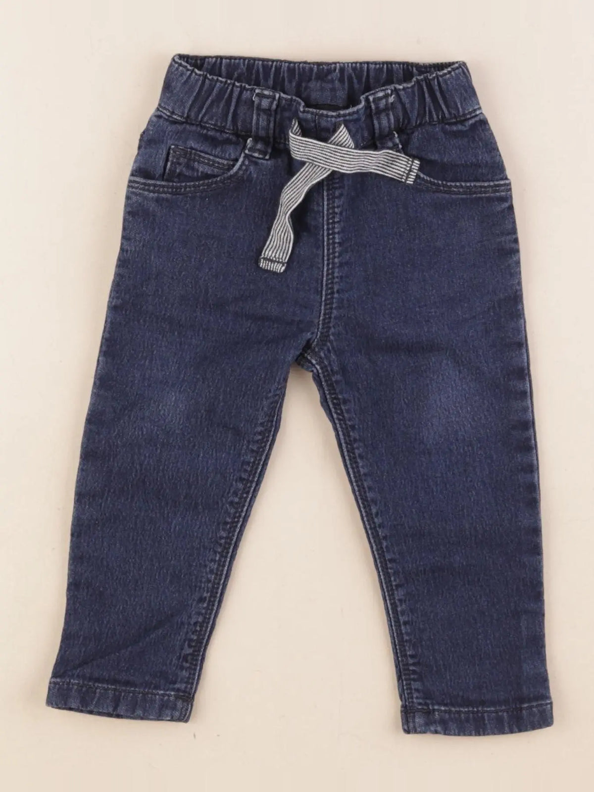 Petit Bateau - jean bleu - 6 mois