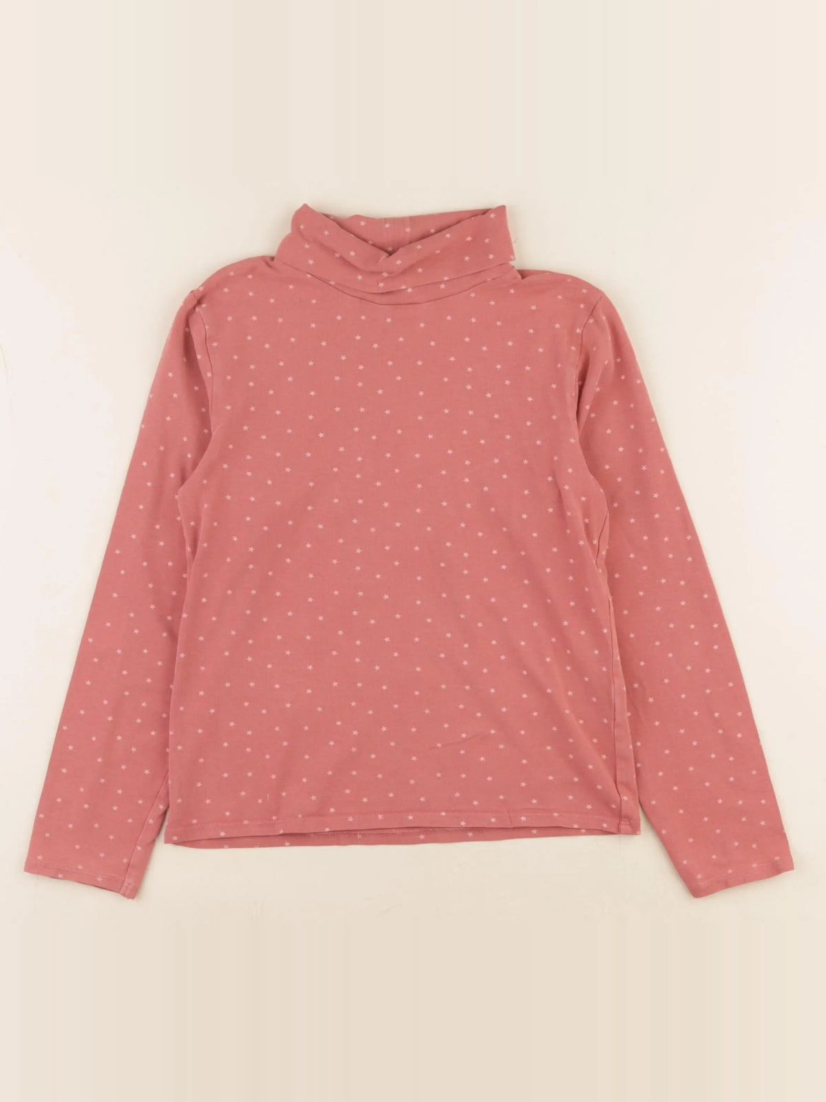 Vertbaudet - sous-pull rose - 8 ans