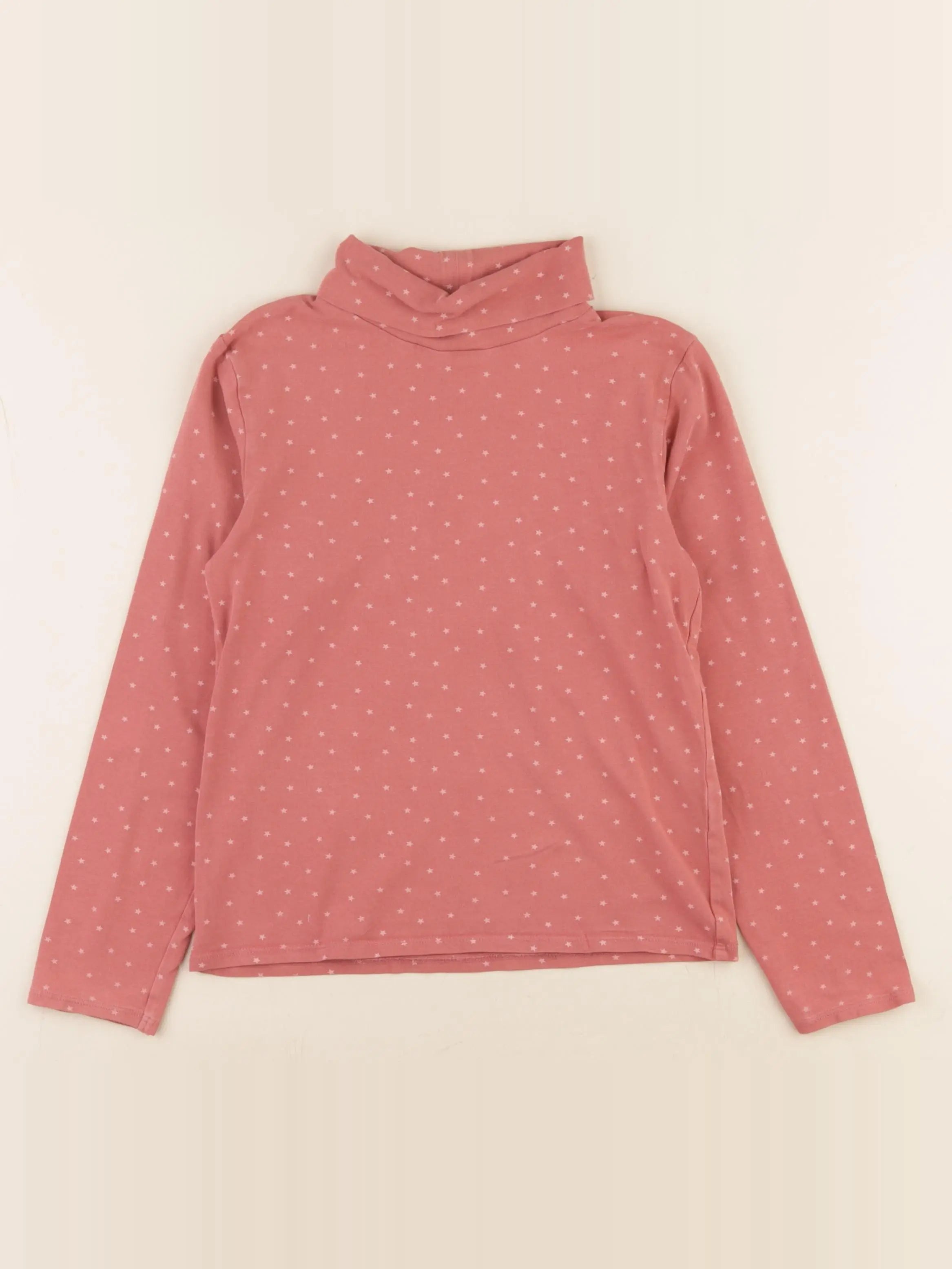 Vertbaudet - sous-pull rose - 8 ans