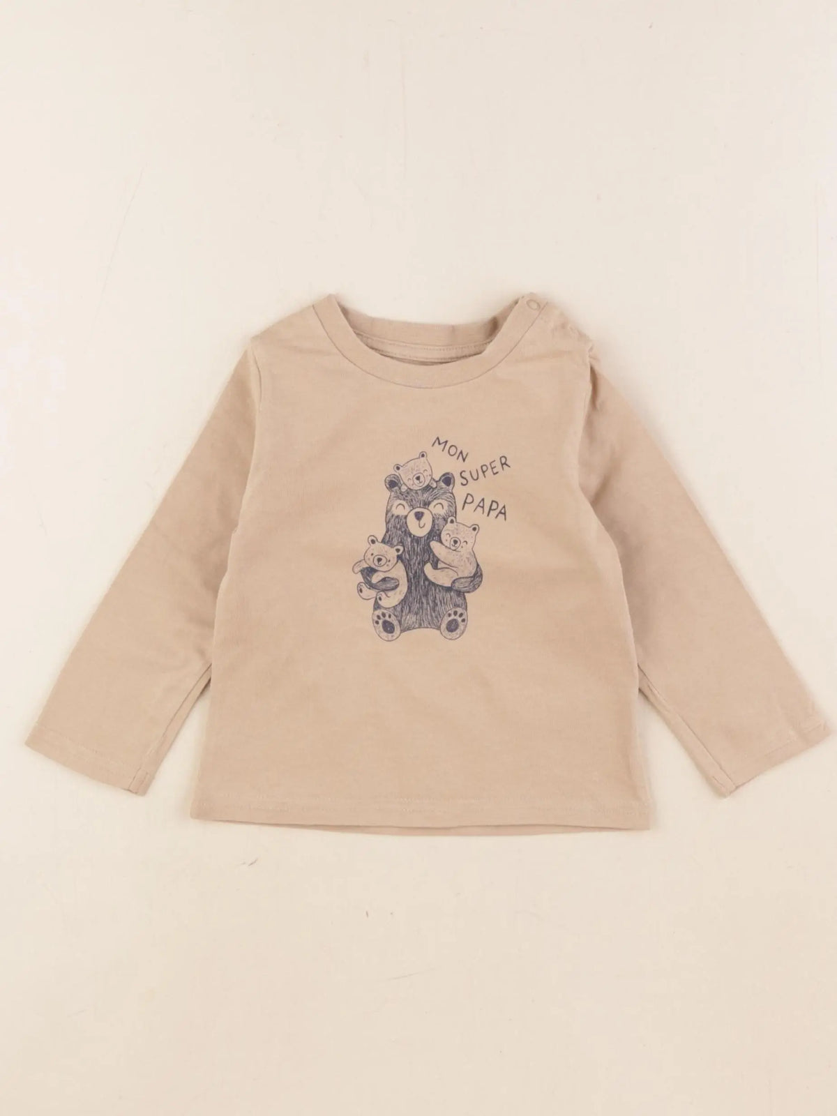 Boutchou - tee-shirt marron - 9 mois