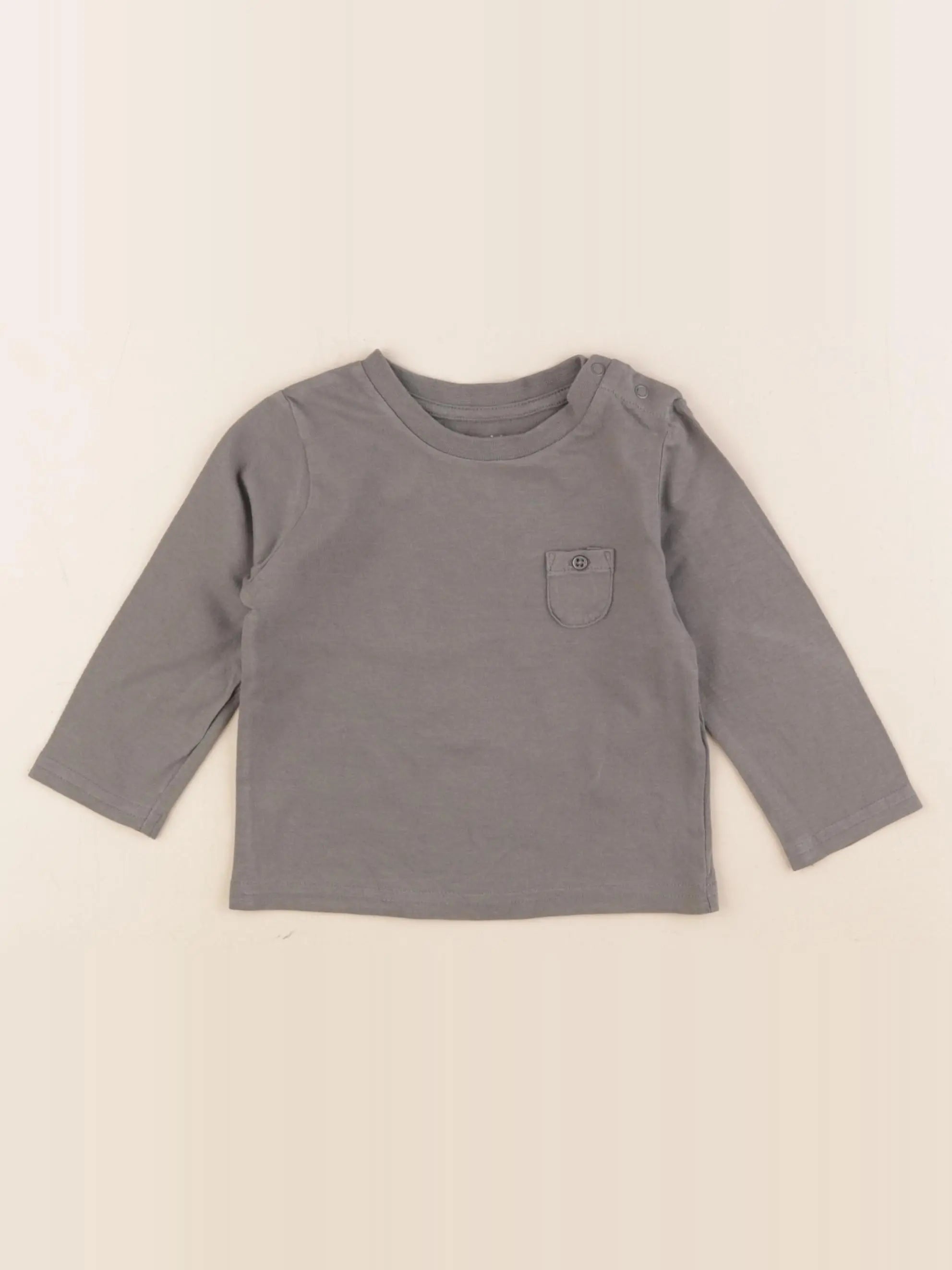 Vertbaudet - tee-shirt vert - 9 mois