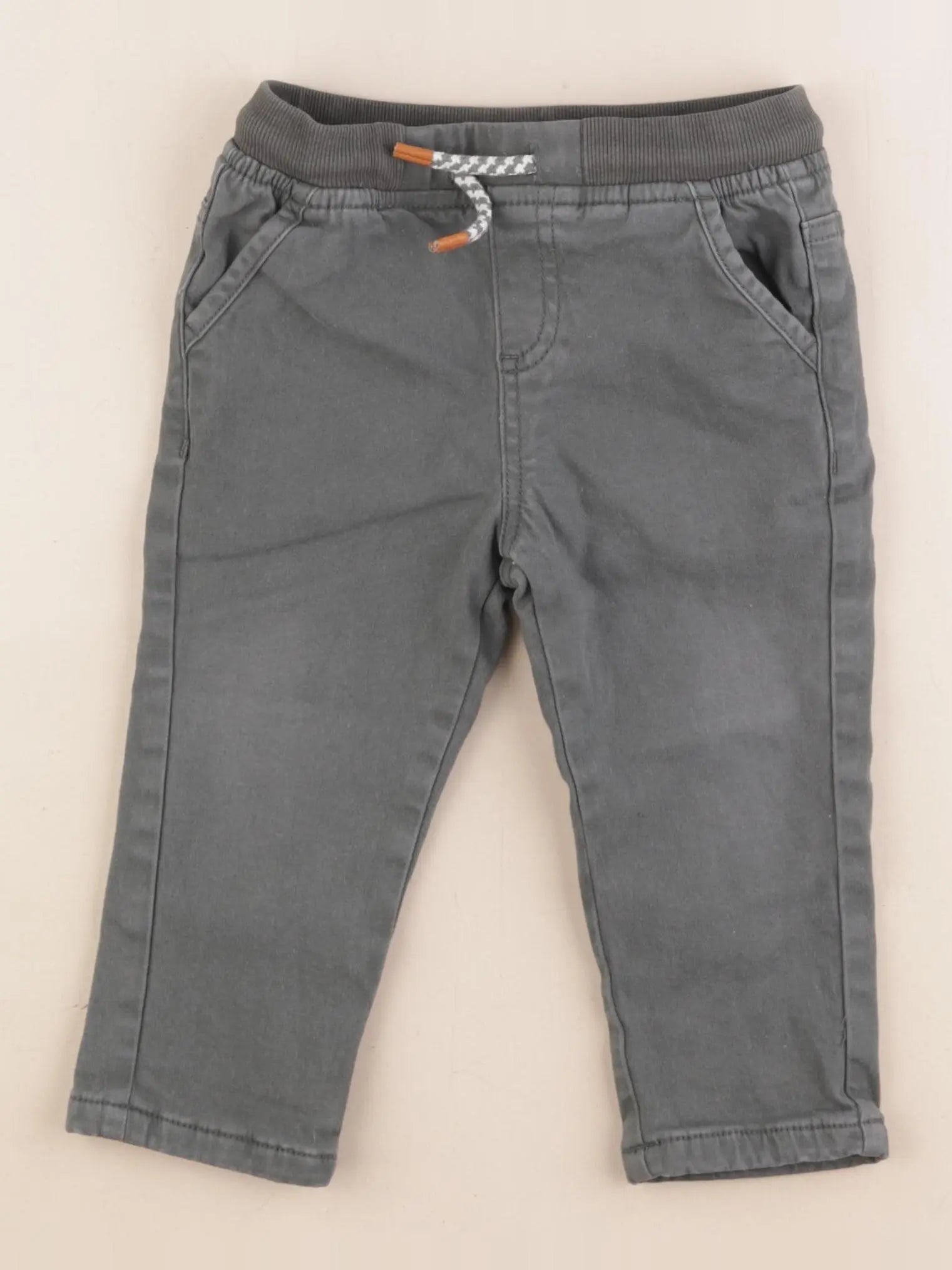 Vertbaudet - pantalon vert - 24 mois