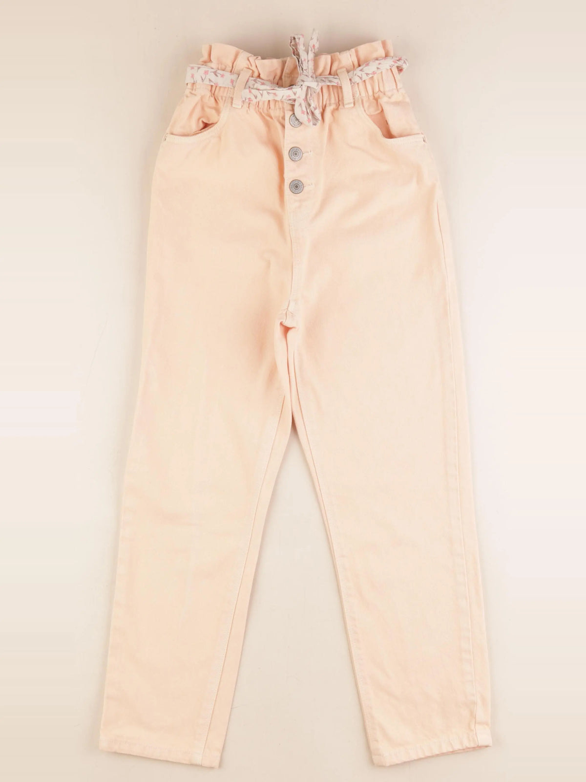 Vertbaudet - jean orange - 10 ans