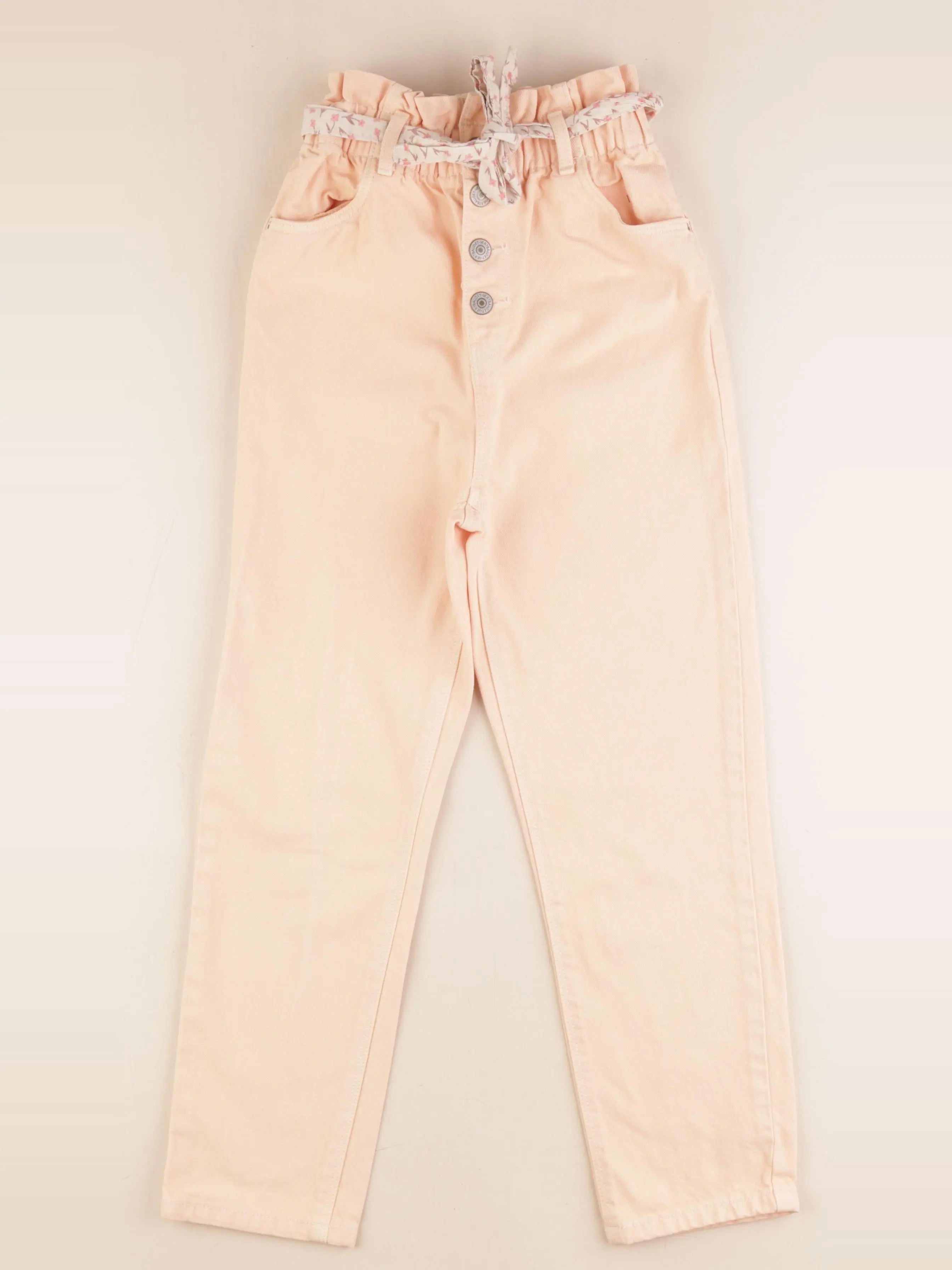 Vertbaudet - jean orange - 10 ans