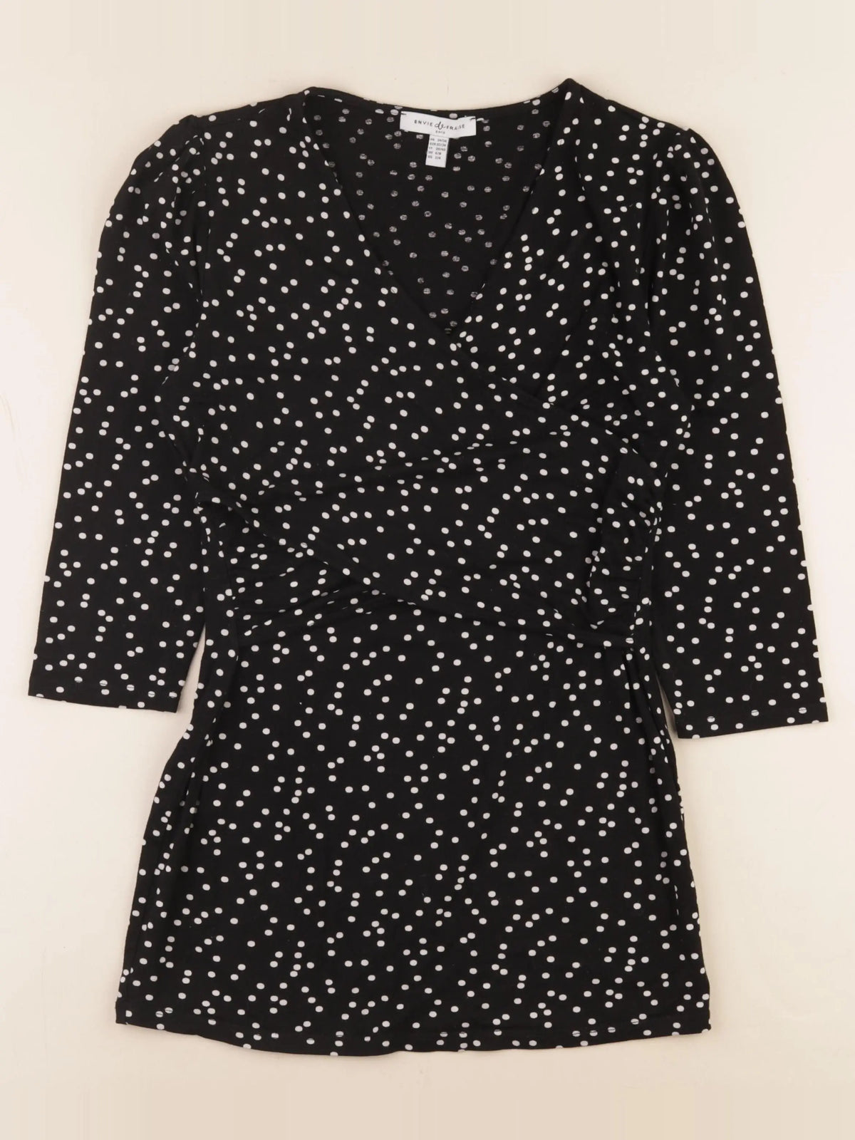 Envie de fraise - tee-shirt grossesse noir - 34 à 36