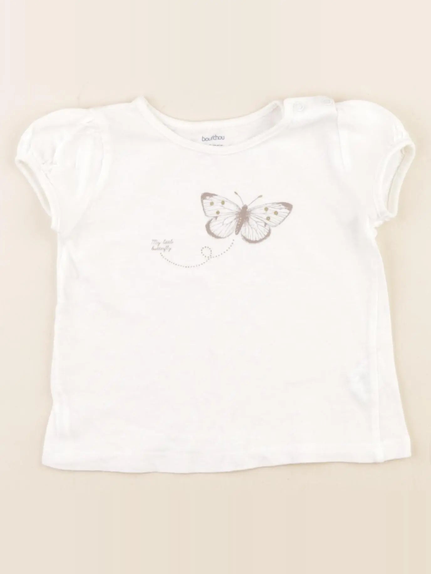 Boutchou - tee-shirt blanc - 12 mois