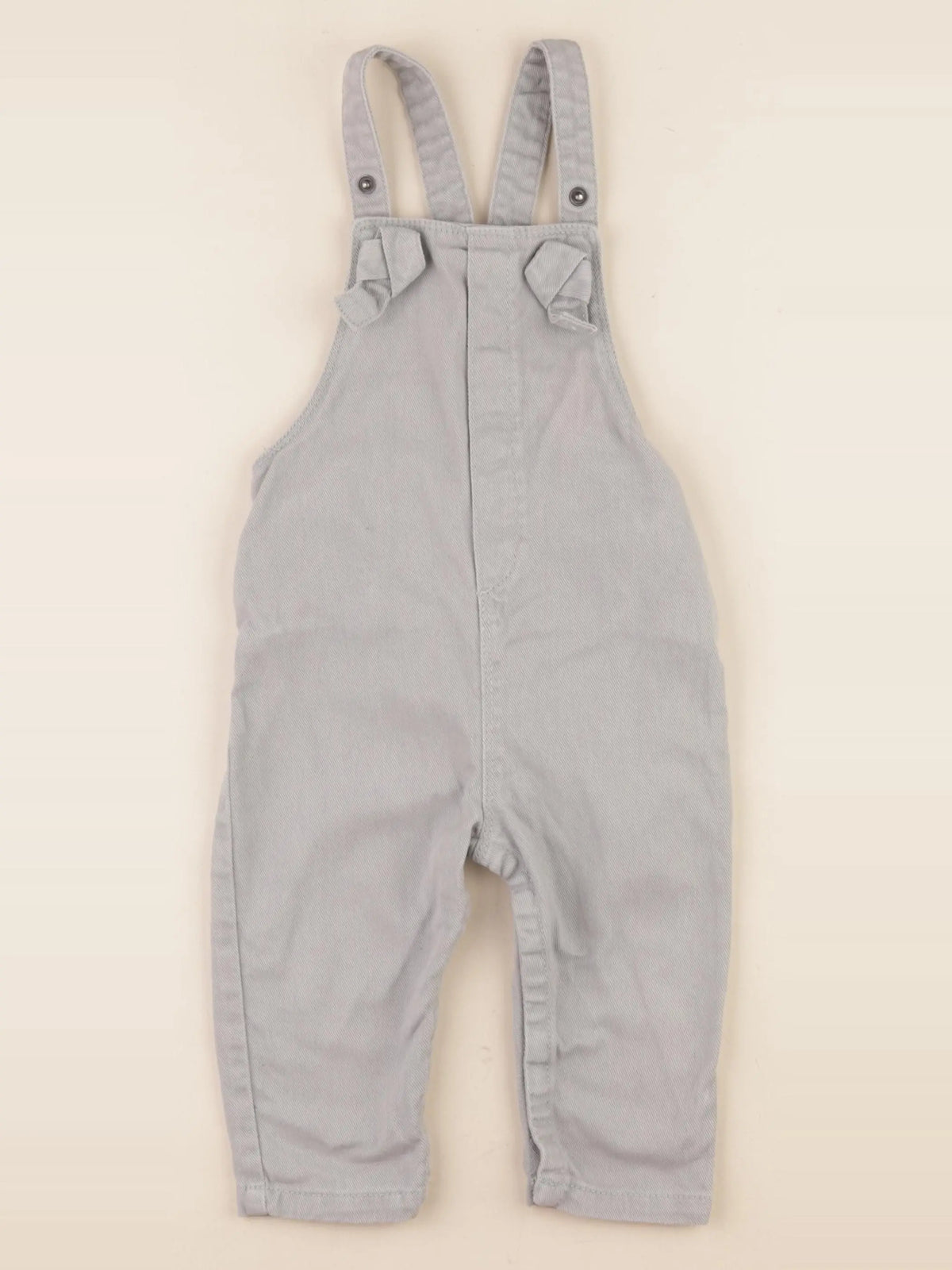 Vertbaudet - salopette gris - 18 mois