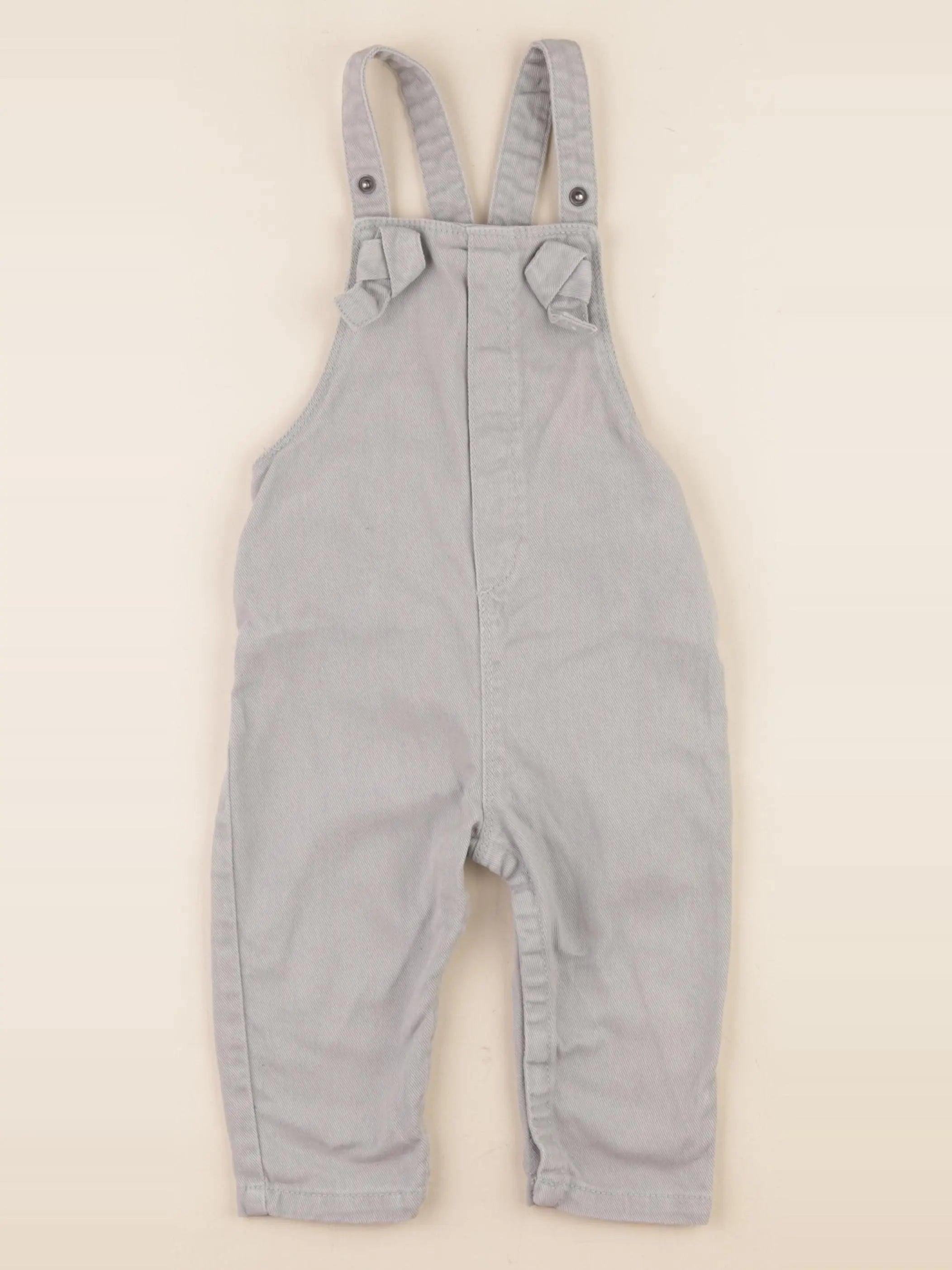Vertbaudet - salopette gris - 18 mois