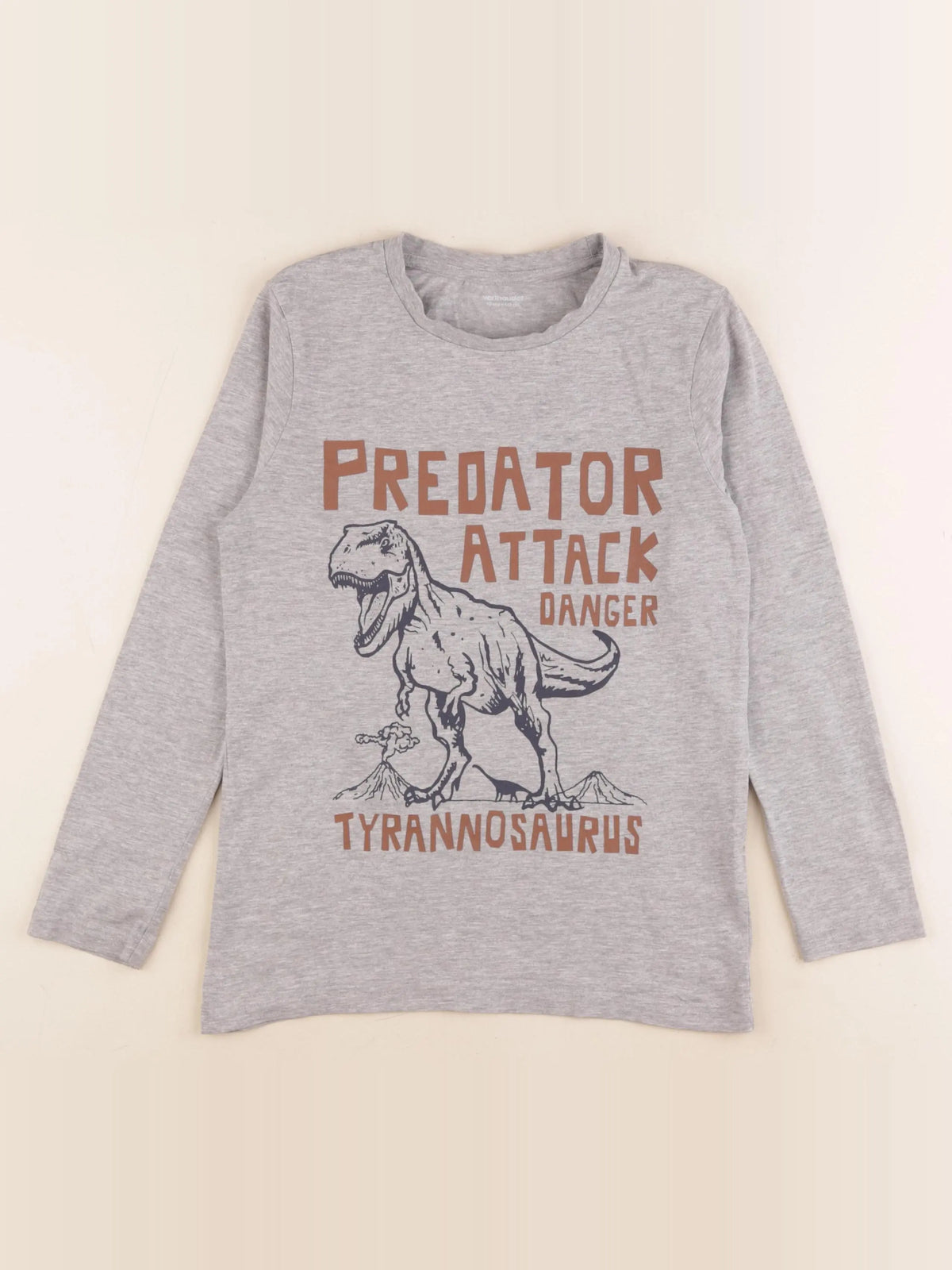 Vertbaudet - tee-shirt gris - 10 ans