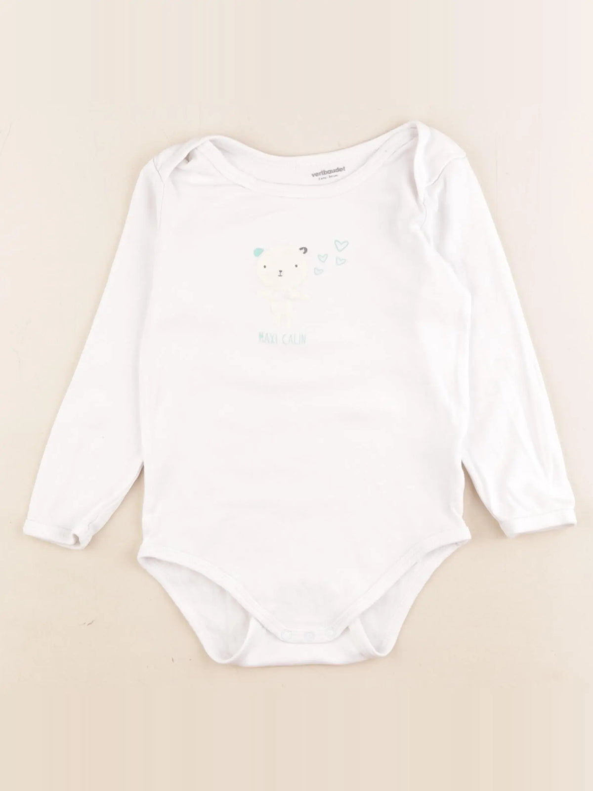 Vertbaudet - body blanc - 3 ans
