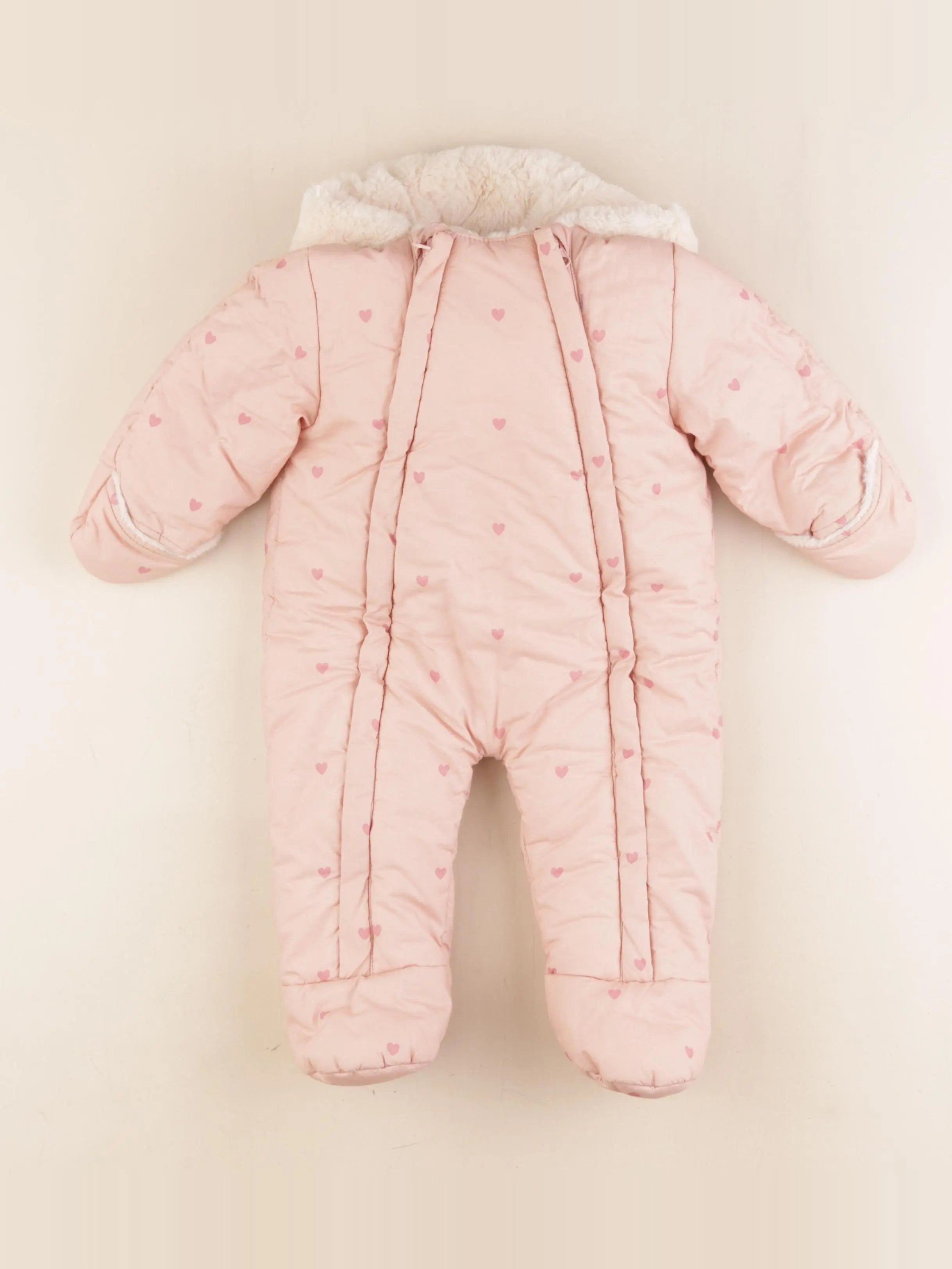 Vertbaudet - combi-pilote rose - 6 mois