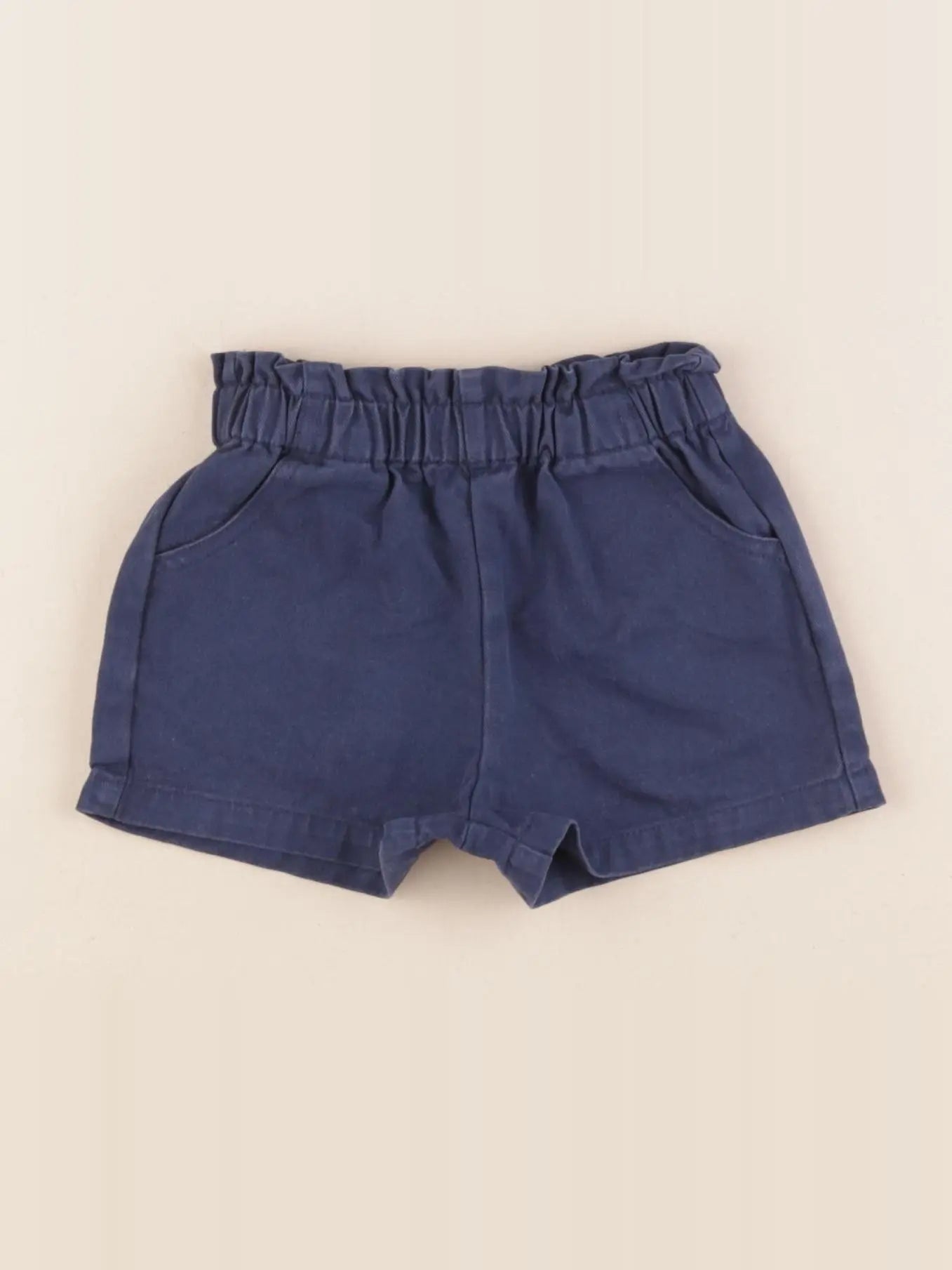 Vertbaudet - short bleu - 6 mois