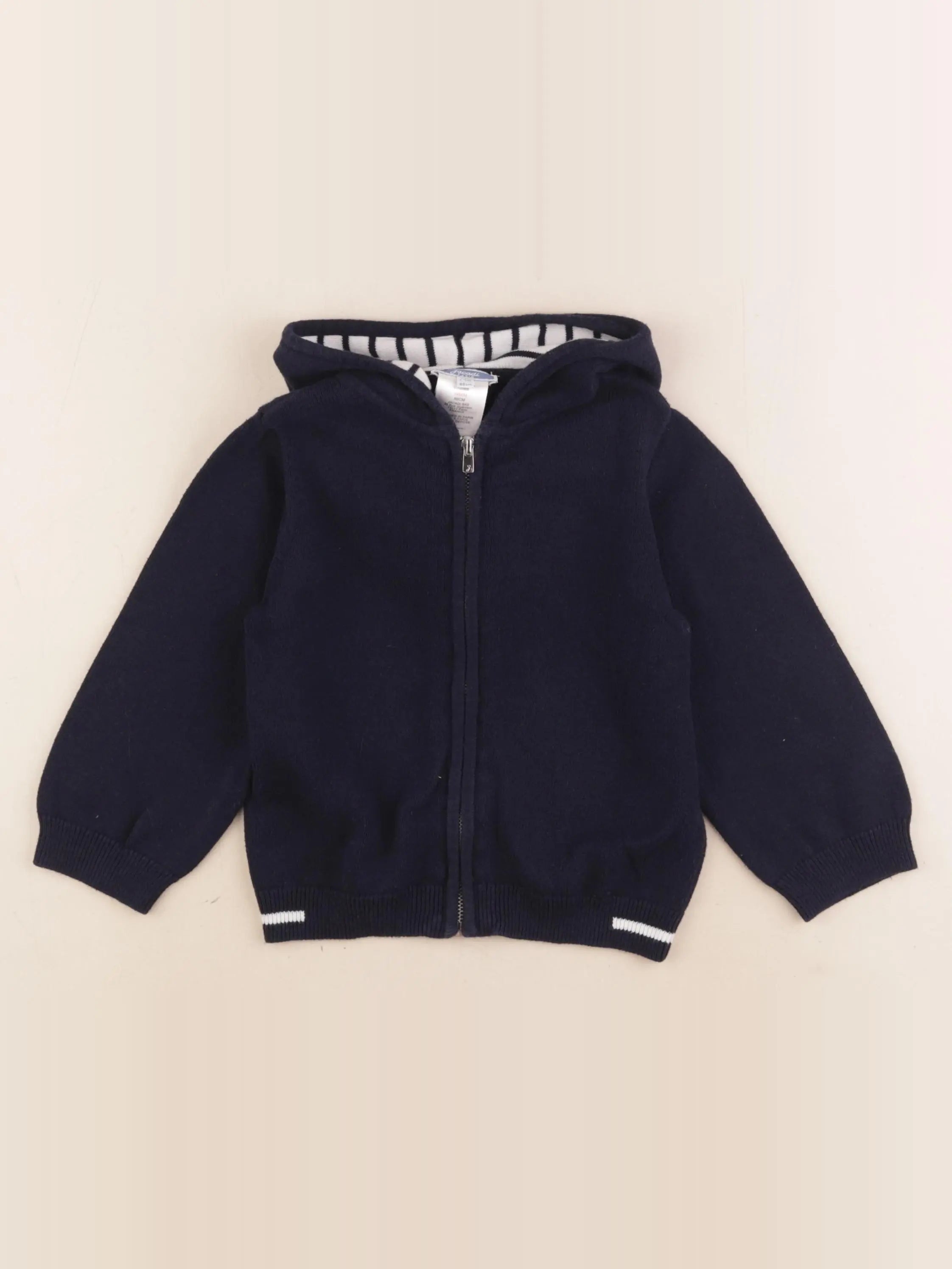Jacadi - gilet bleu - 24 mois