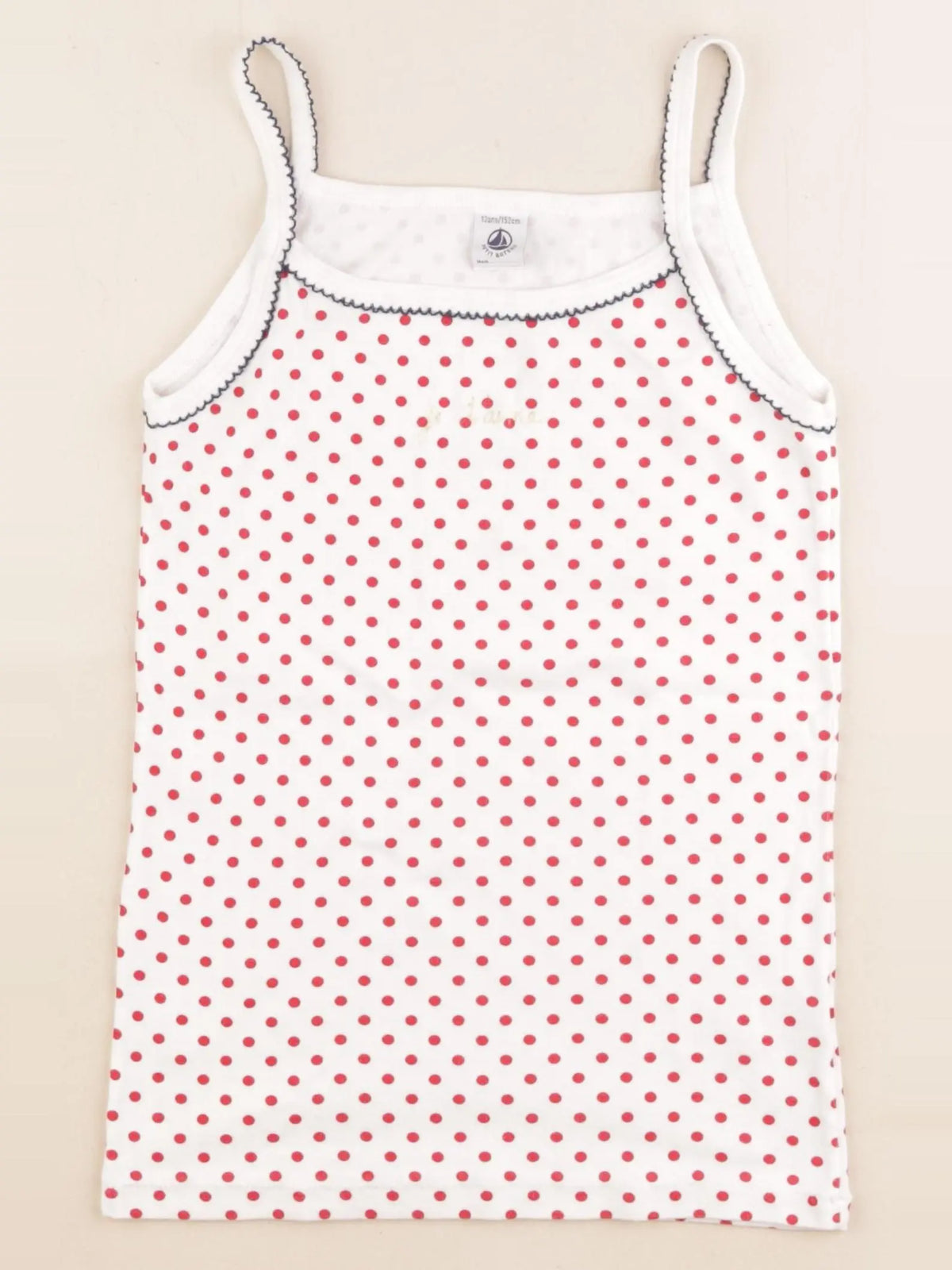 Petit Bateau - maillot de corps blanc - 12 ans