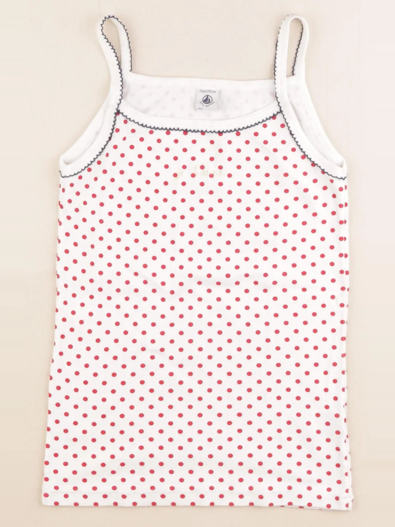 Petit Bateau - maillot de corps blanc - 12 ans