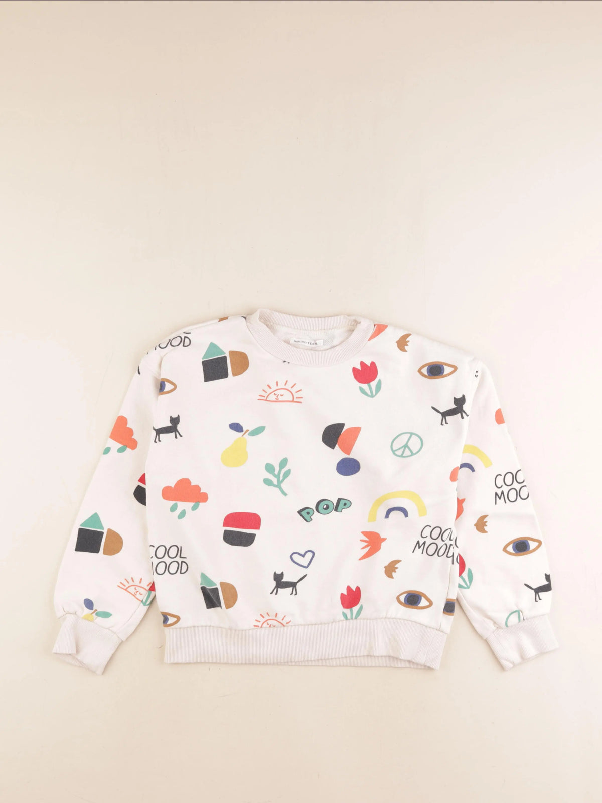 Monoprix - sweat multicolore - 12 ans