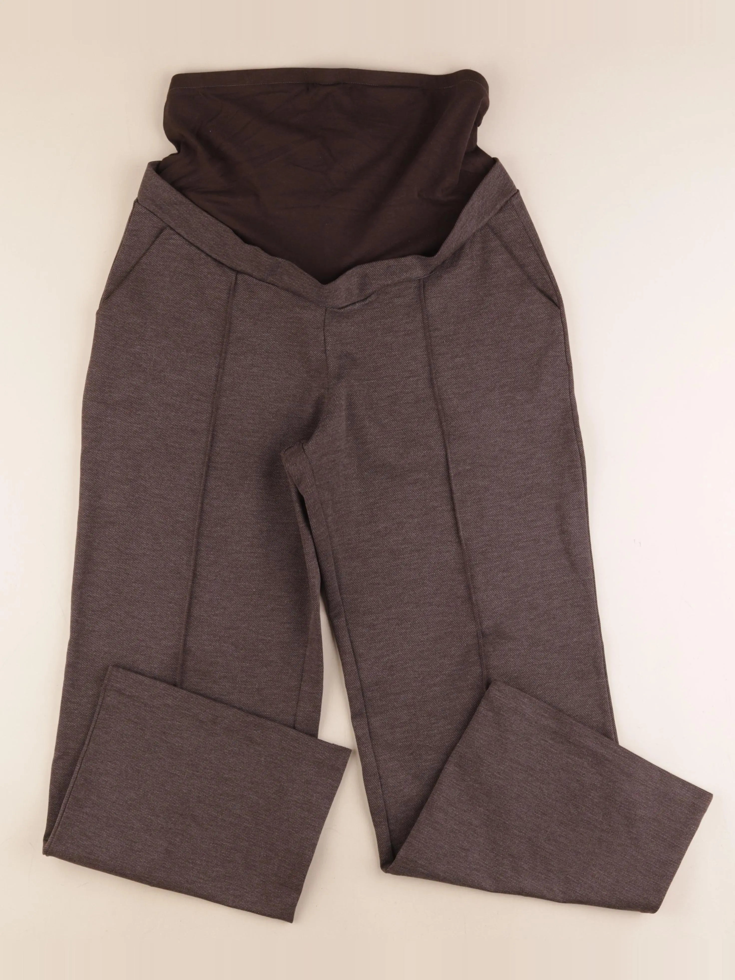 H&M - pantalon grossesse marron - m