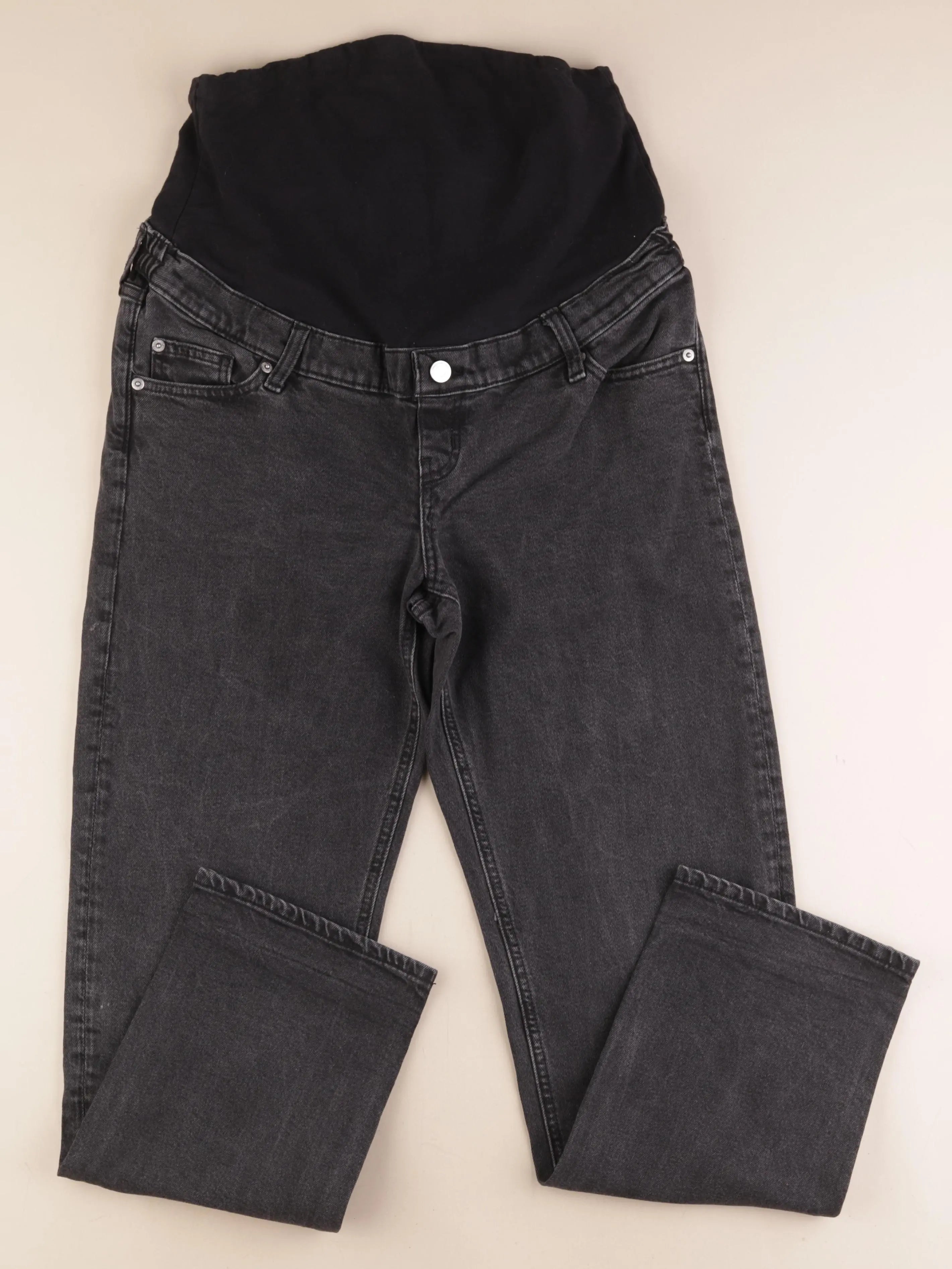 H&M - jean grossesse gris - m