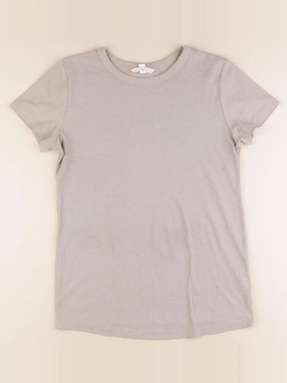 H&M - tee-shirt grossesse marron - l