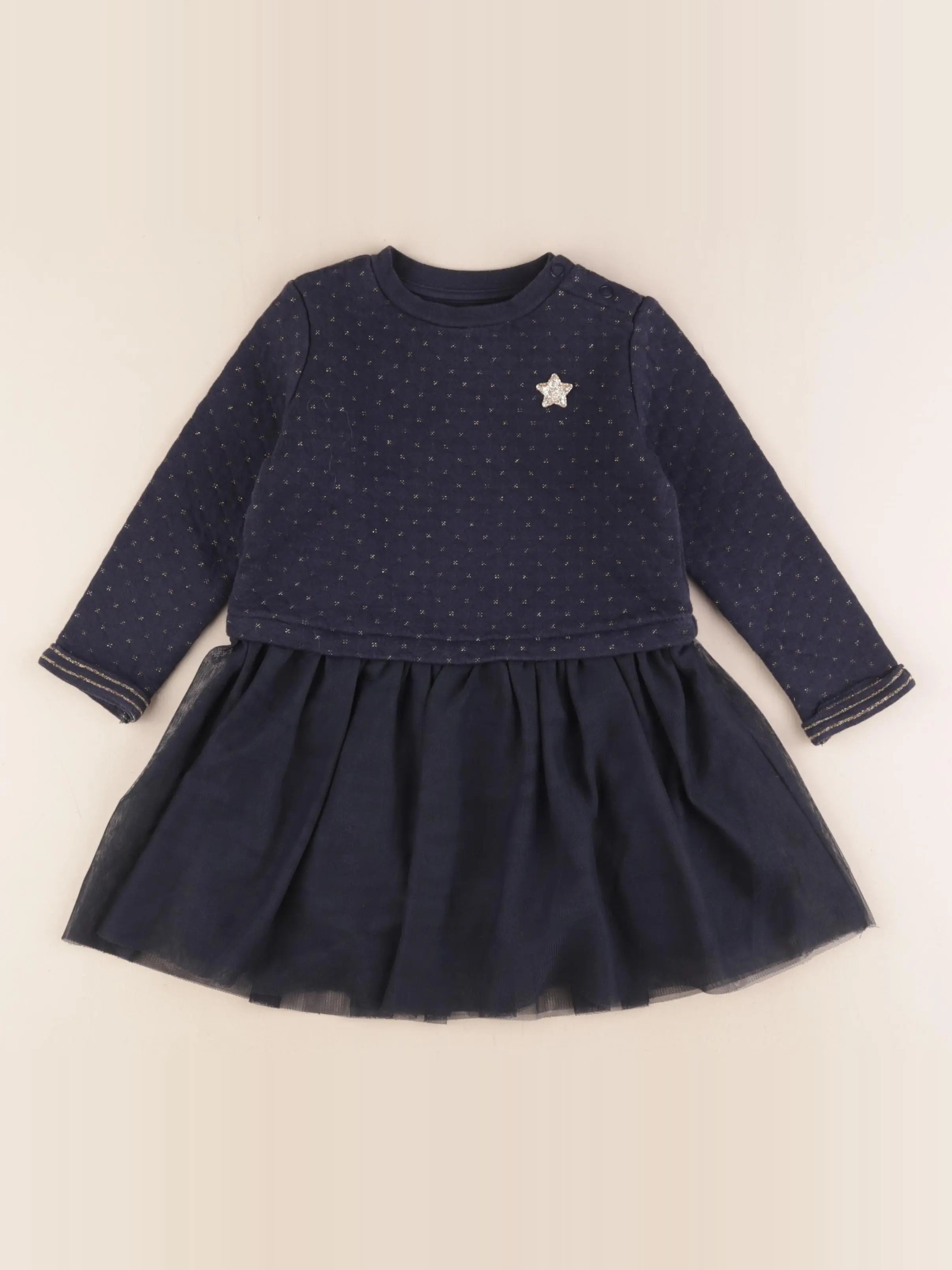 Vertbaudet - robe bleu - 3 ans