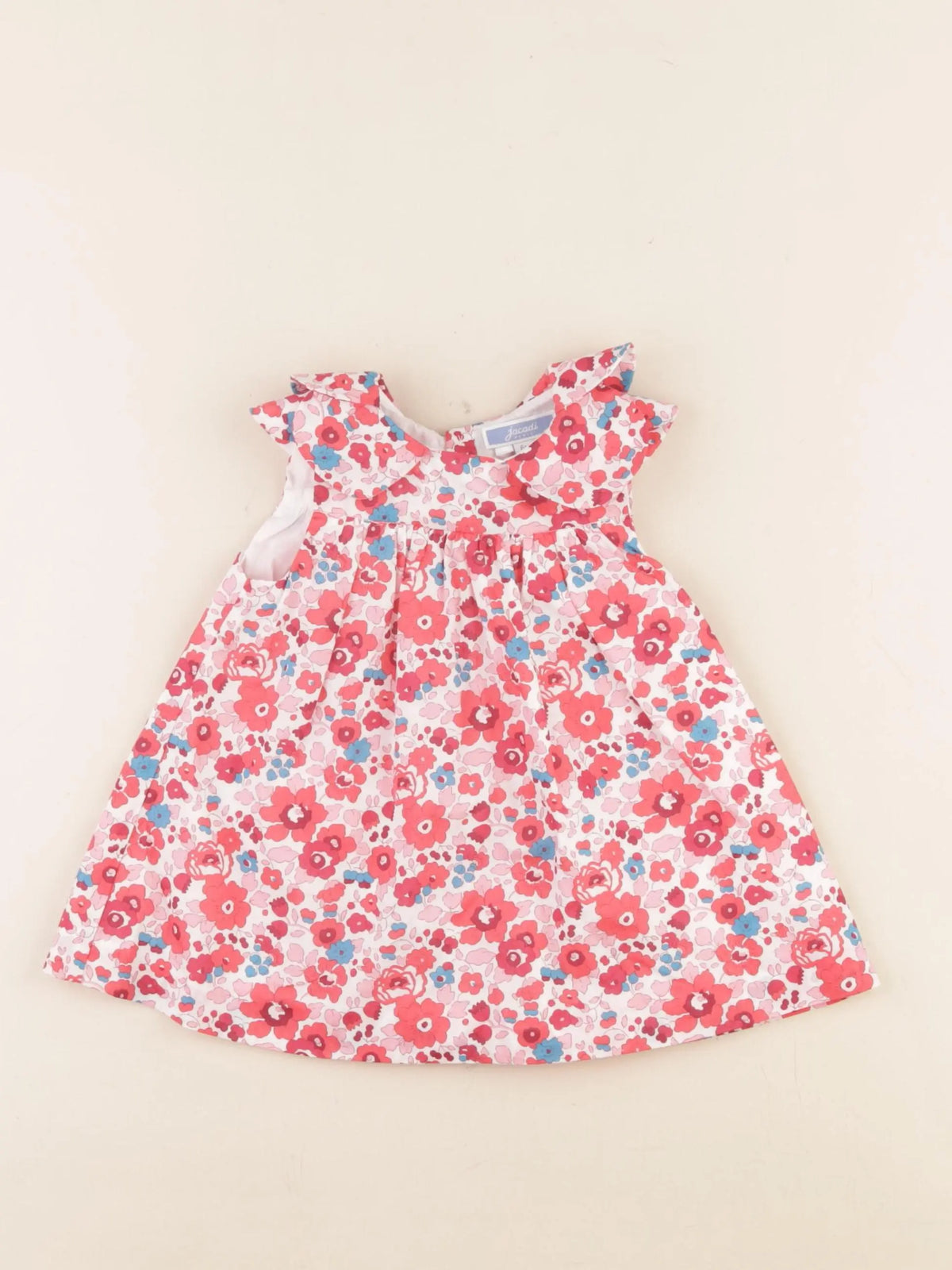 Jacadi - robe liberty multicolore - 6 mois