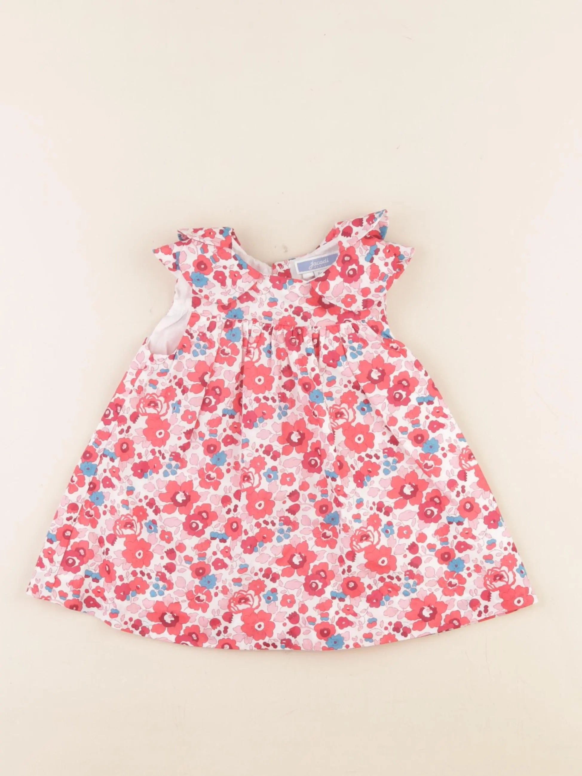 Jacadi - robe liberty multicolore - 6 mois